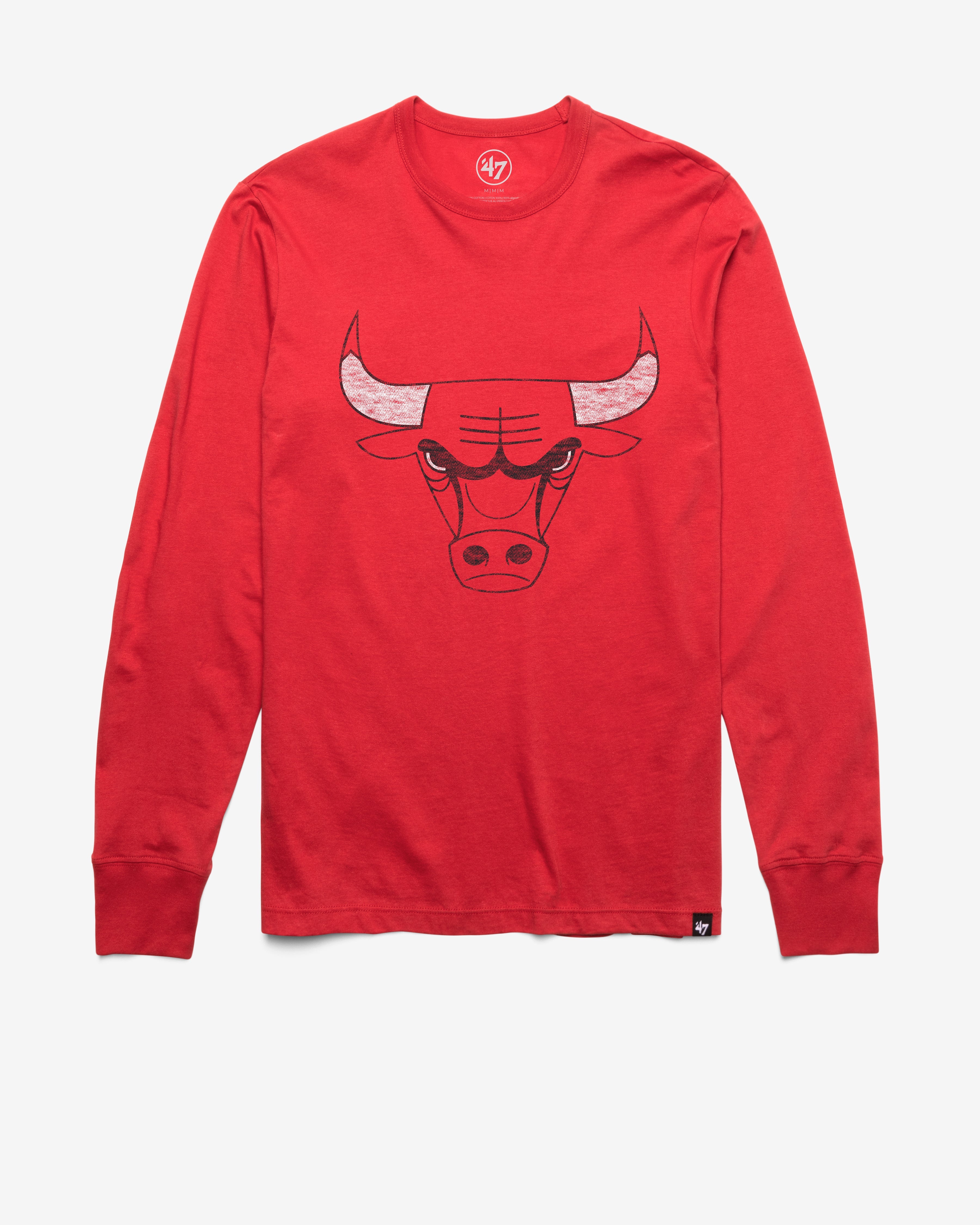 CHICAGO BULLS PREMIER '47 FRANKLIN LONG SLEEVE TEE Premium Comfort Casual