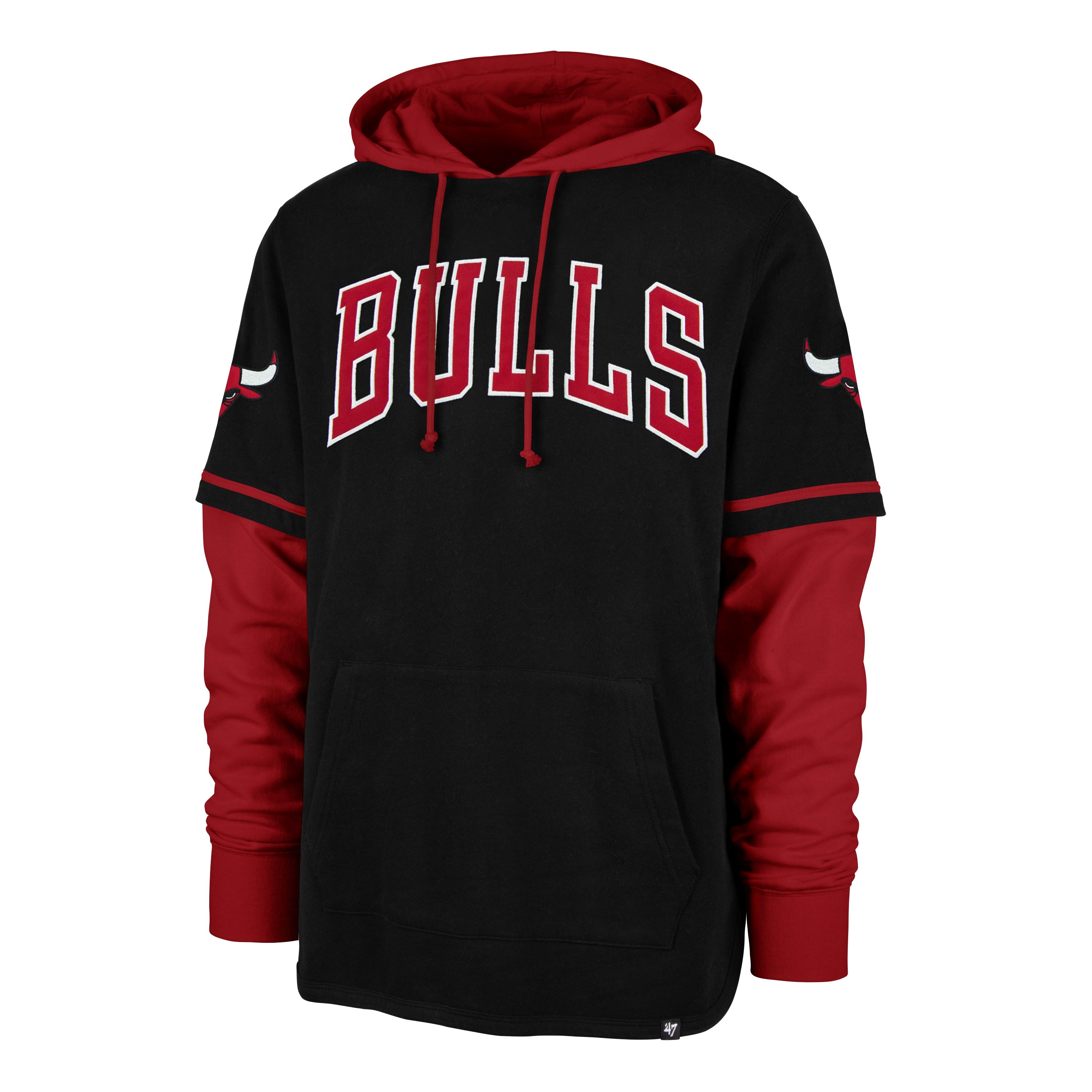 CHICAGO BULLS TRIFECTA '47 SHORTSTOP PULLOVER HOOD Premium Comfort Casual