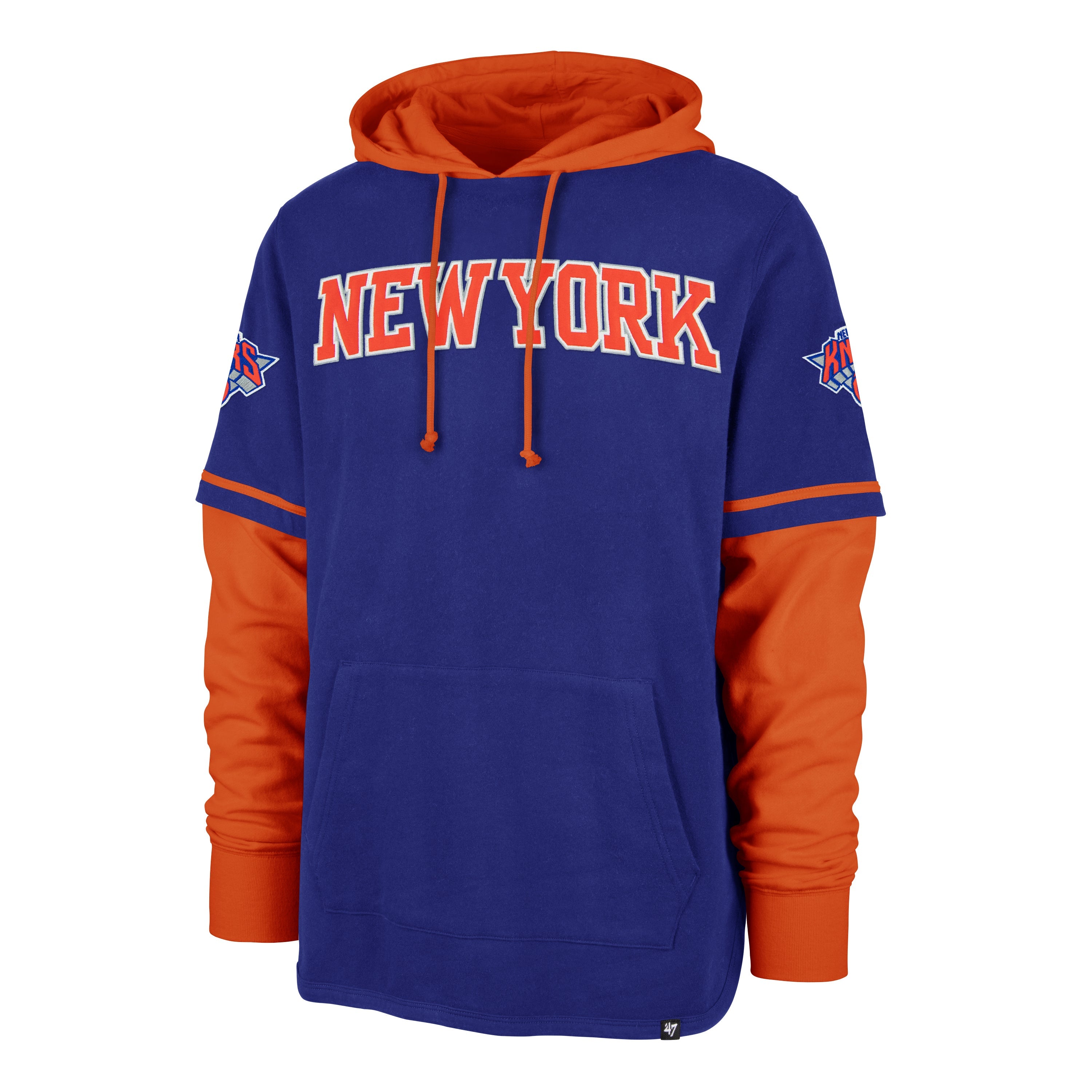 NEW YORK KNICKS TRIFECTA '47 SHORTSTOP PULLOVER HOOD Premium Comfort Casual