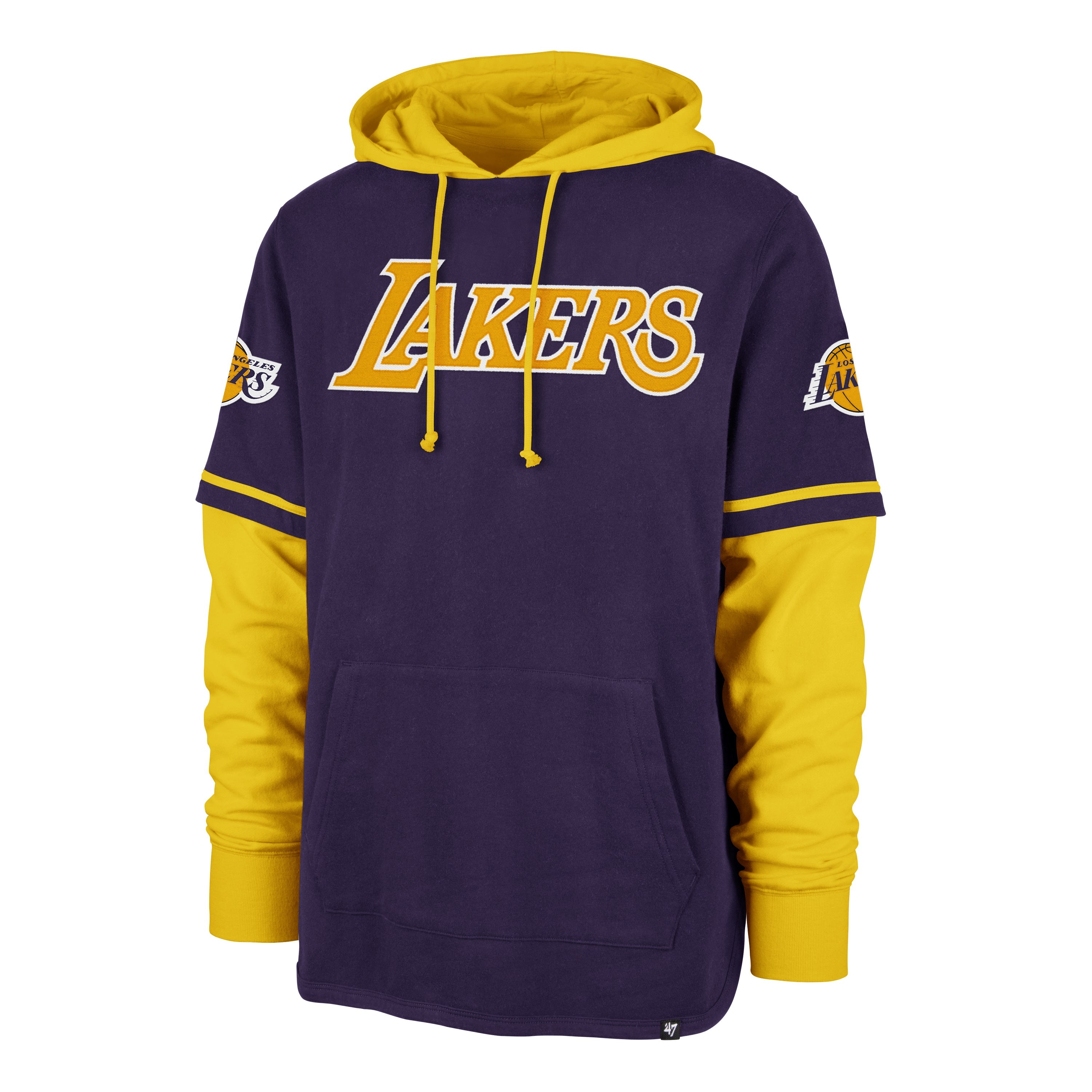 LOS ANGELES LAKERS TRIFECTA '47 SHORTSTOP PULLOVER HOOD Premium Comfort Casual
