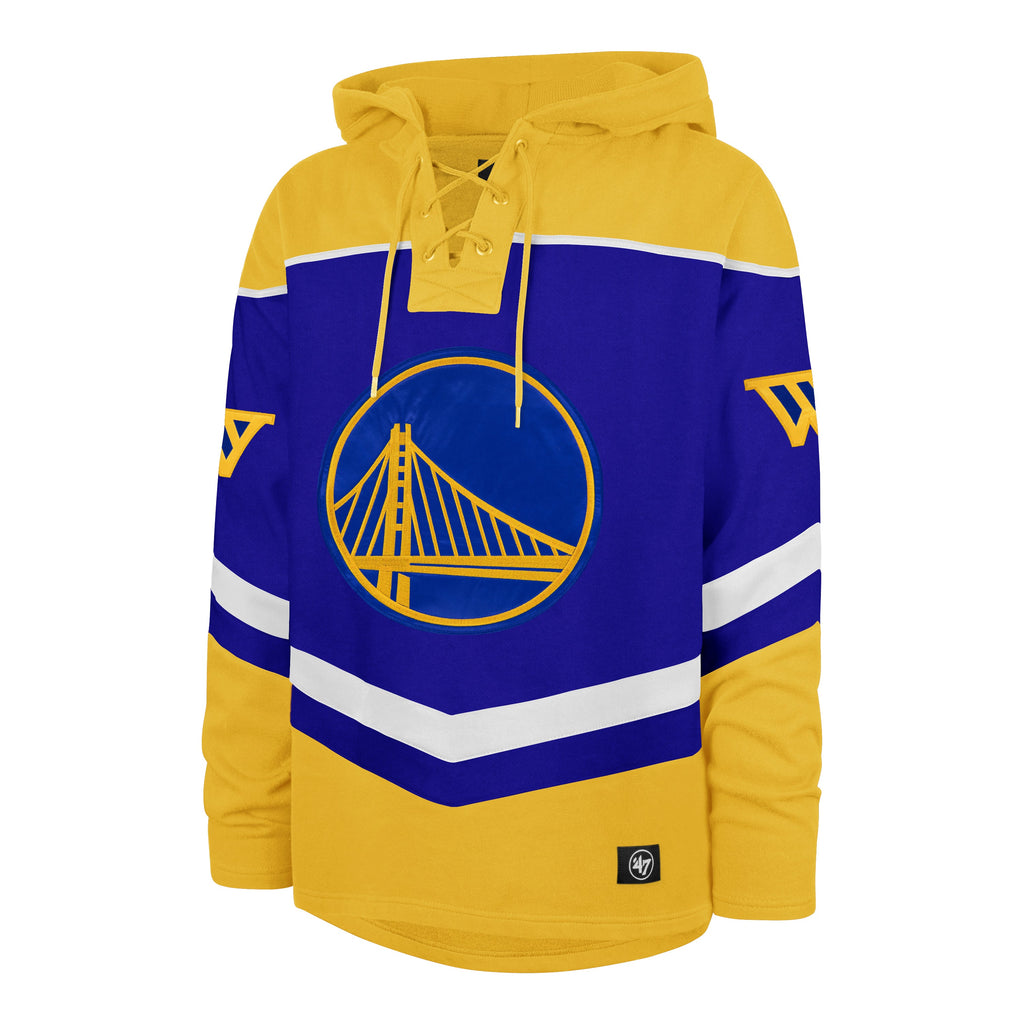 GOLDEN STATE WARRIORS TRI SATIN '47 LAYUP LACER HOOD Premium Comfort Casual