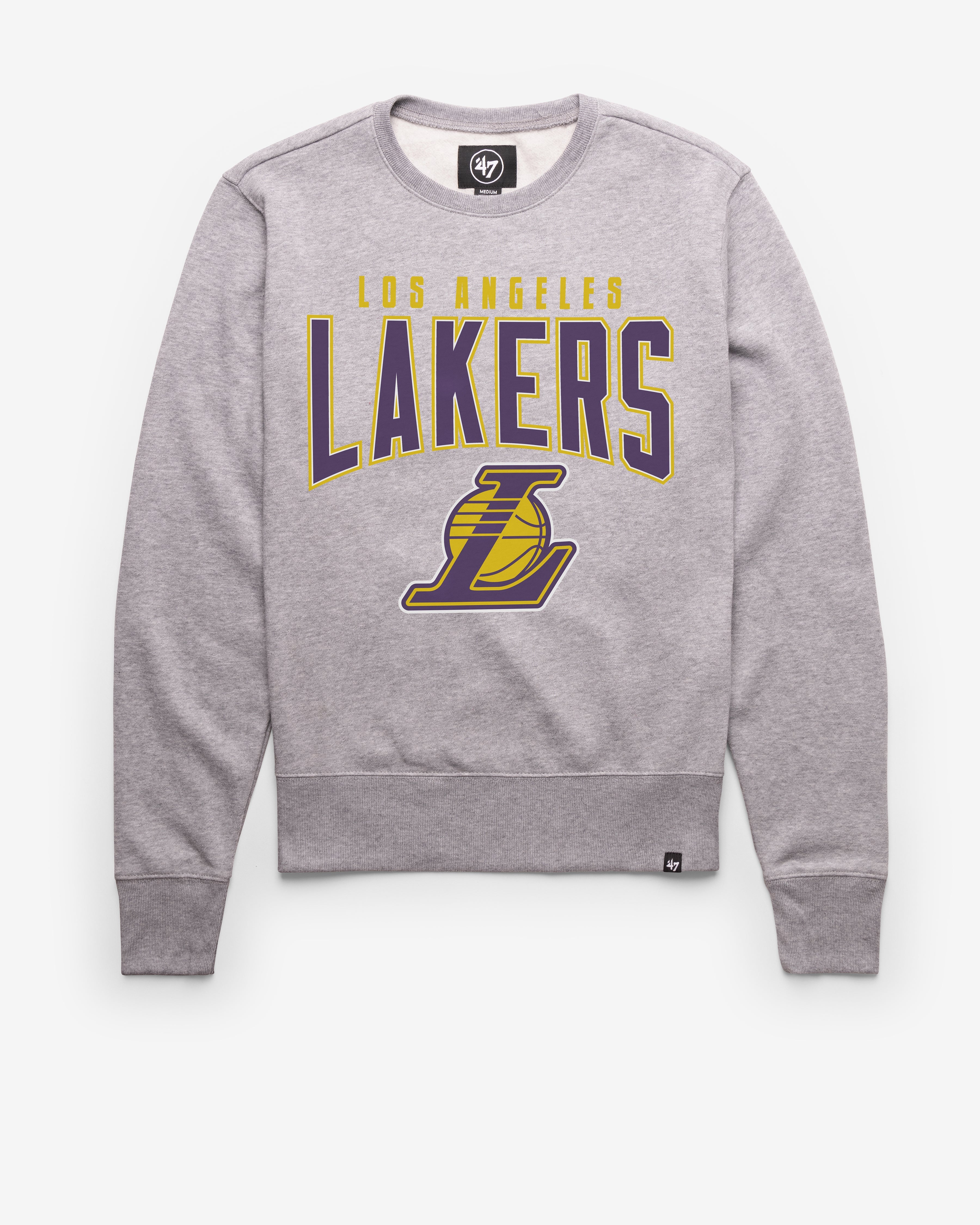 LOS ANGELES LAKERS TEAM ELEMENTS ARCH '47 HEADLINE CREW Premium Comfort Casual