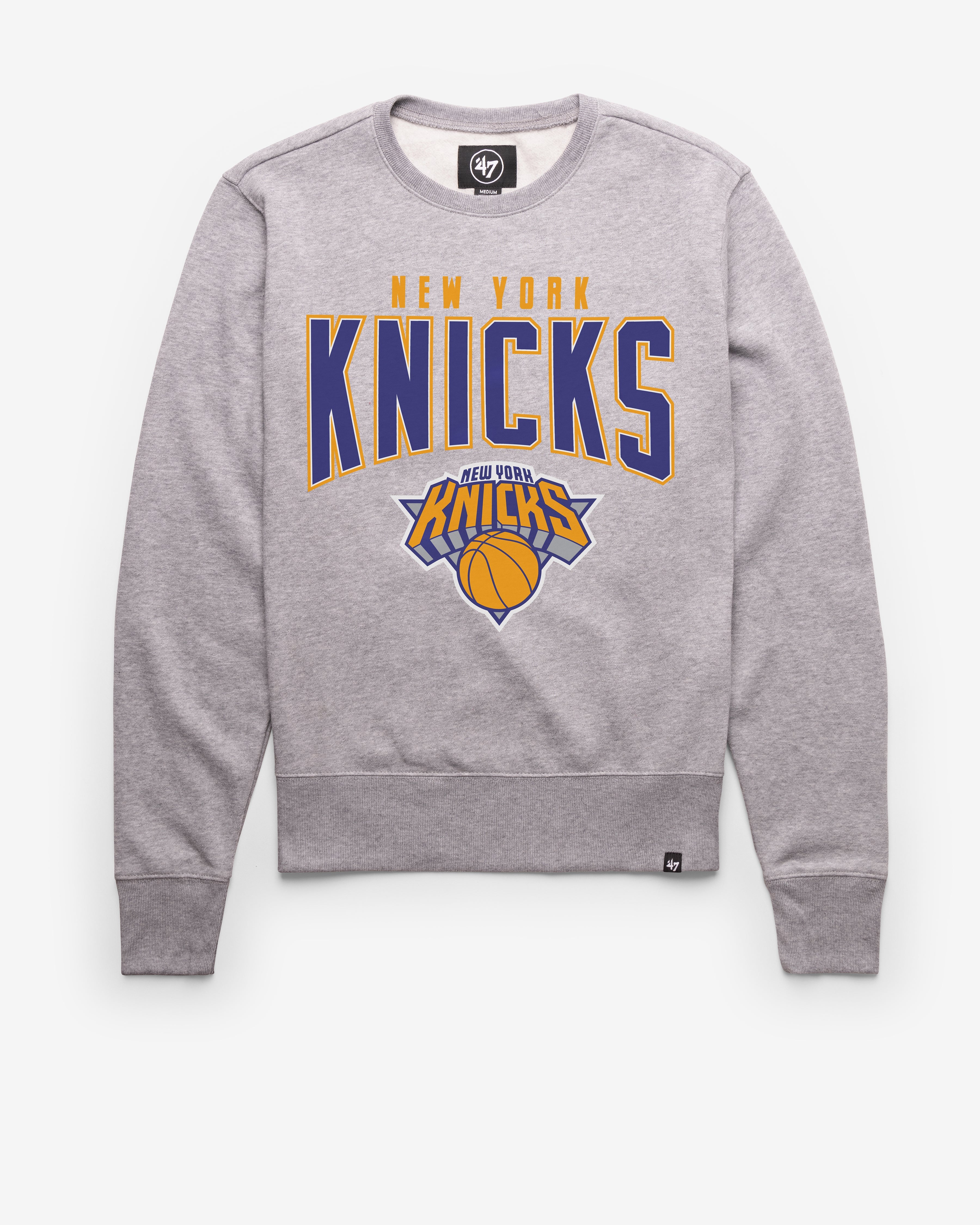 NEW YORK KNICKS TEAM ELEMENTS ARCH '47 HEADLINE CREW Premium Comfort Casual