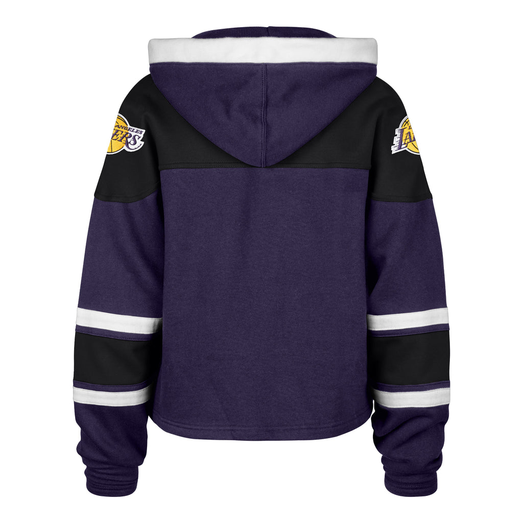 LOS ANGELES LAKERS CITY EDITION CROPPED SUPERIOR '47 LACER HOOD WOMENS Premium Comfort Casual