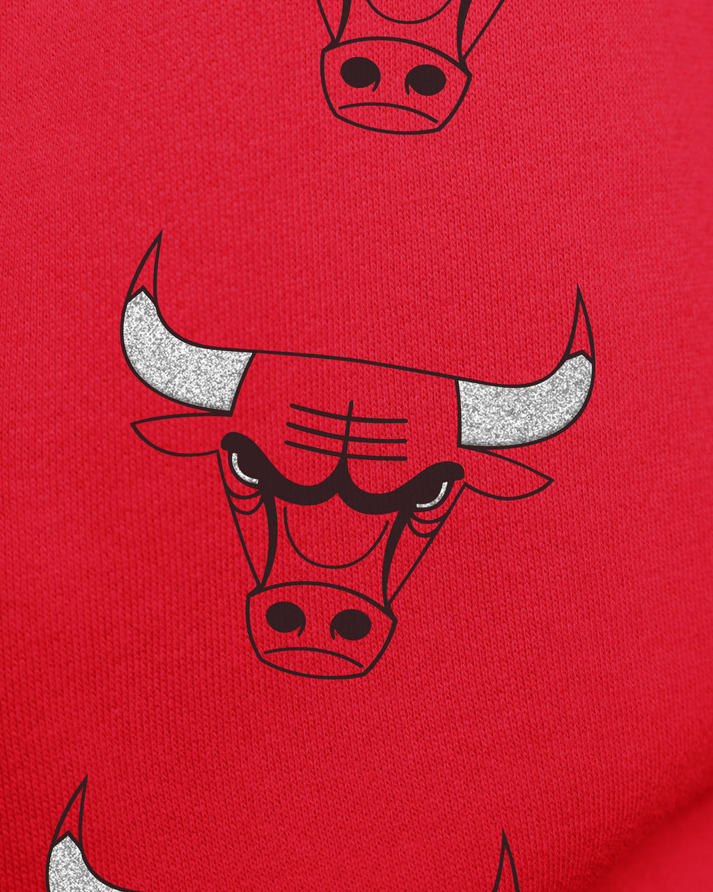 CHICAGO BULLS GO BIG '47 OVERSIZED CREW WOMENS Premium Comfort Casual