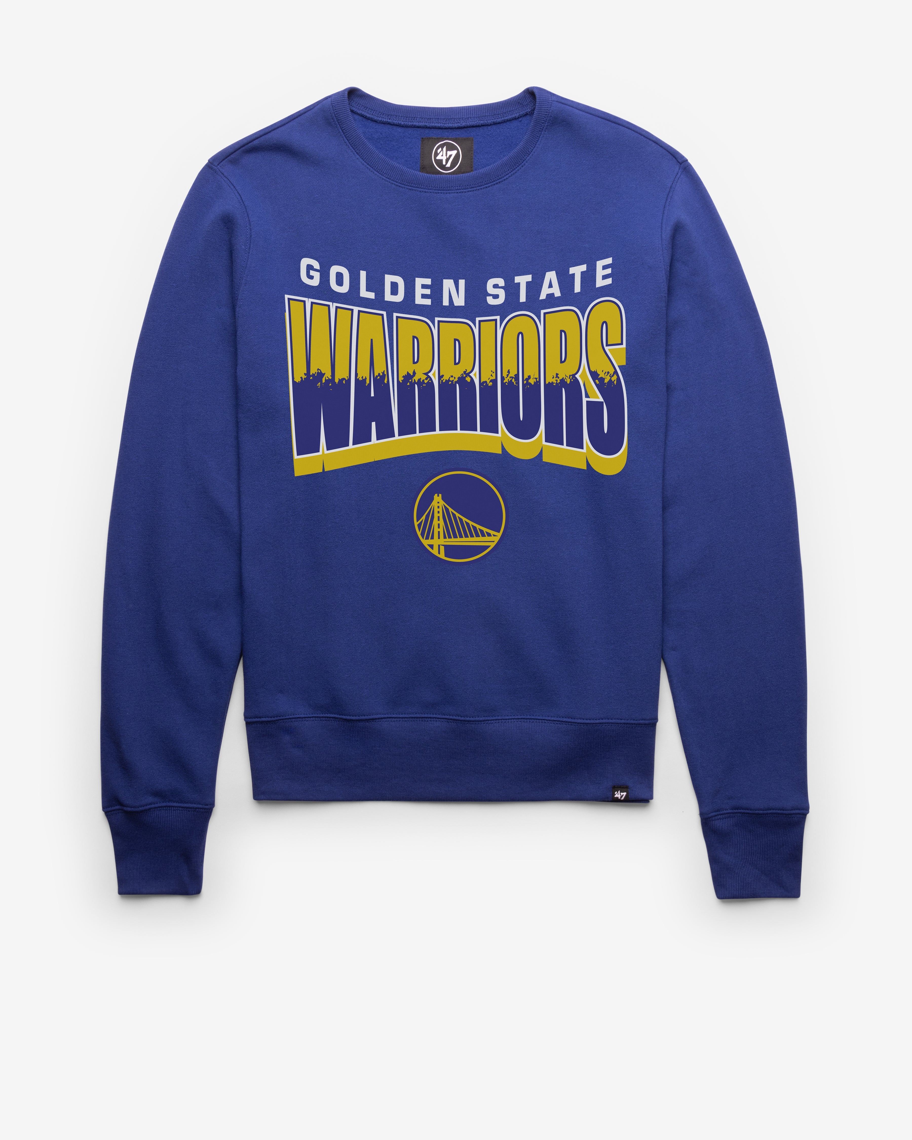 GOLDEN STATE WARRIORS BRUSH BY '47 HEADLINE CREW Premium Comfort Casual