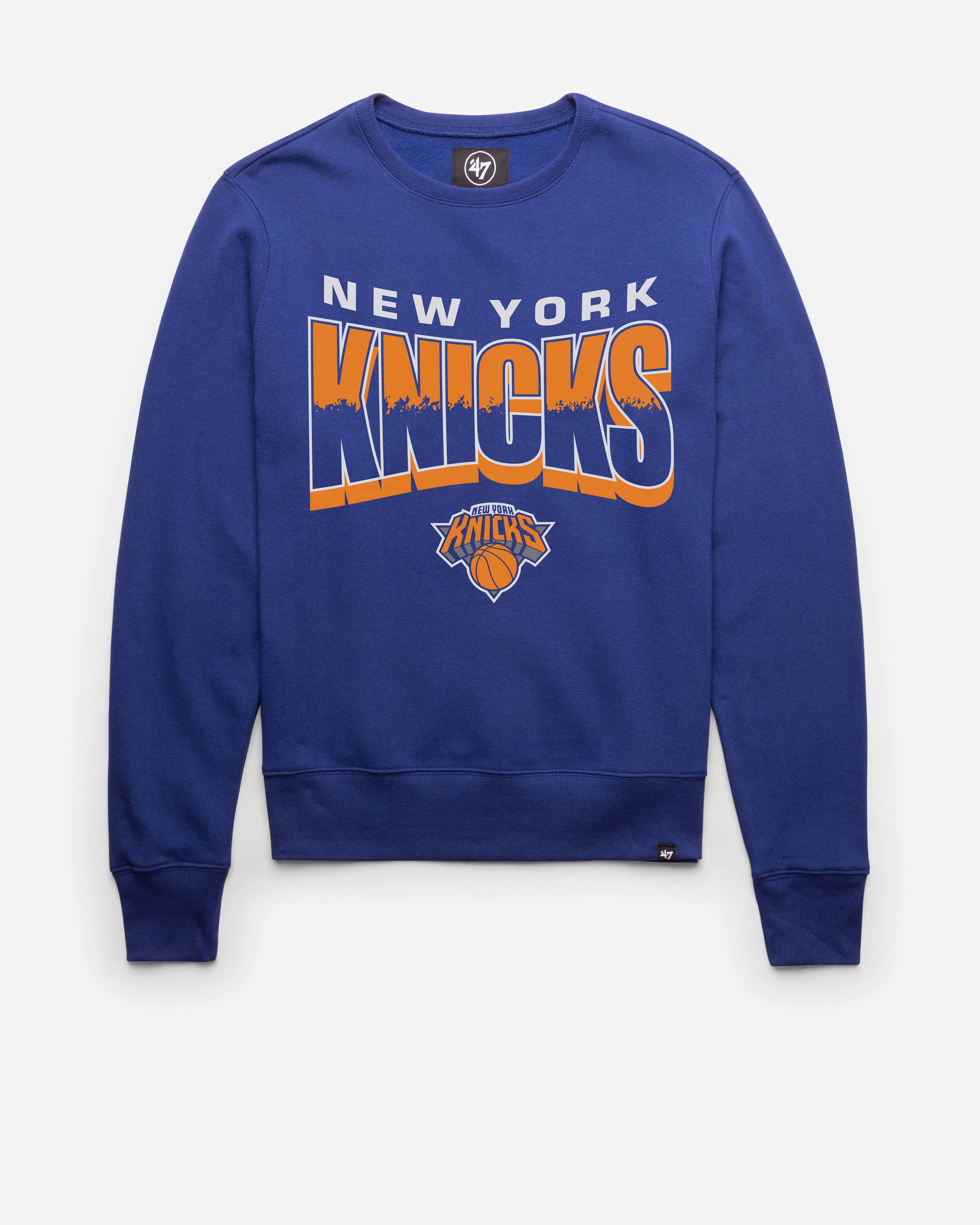 NEW YORK KNICKS BRUSH BY '47 HEADLINE CREW Premium Comfort Casual