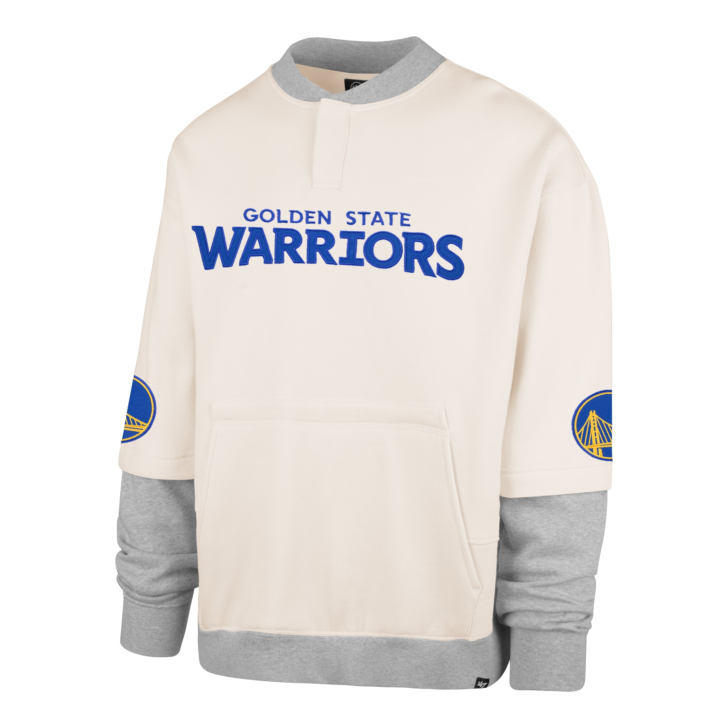 GOLDEN STATE WARRIORS TRIFECTA '47 DOUBLE LAYERED SNAP CREW Premium Comfort Casual
