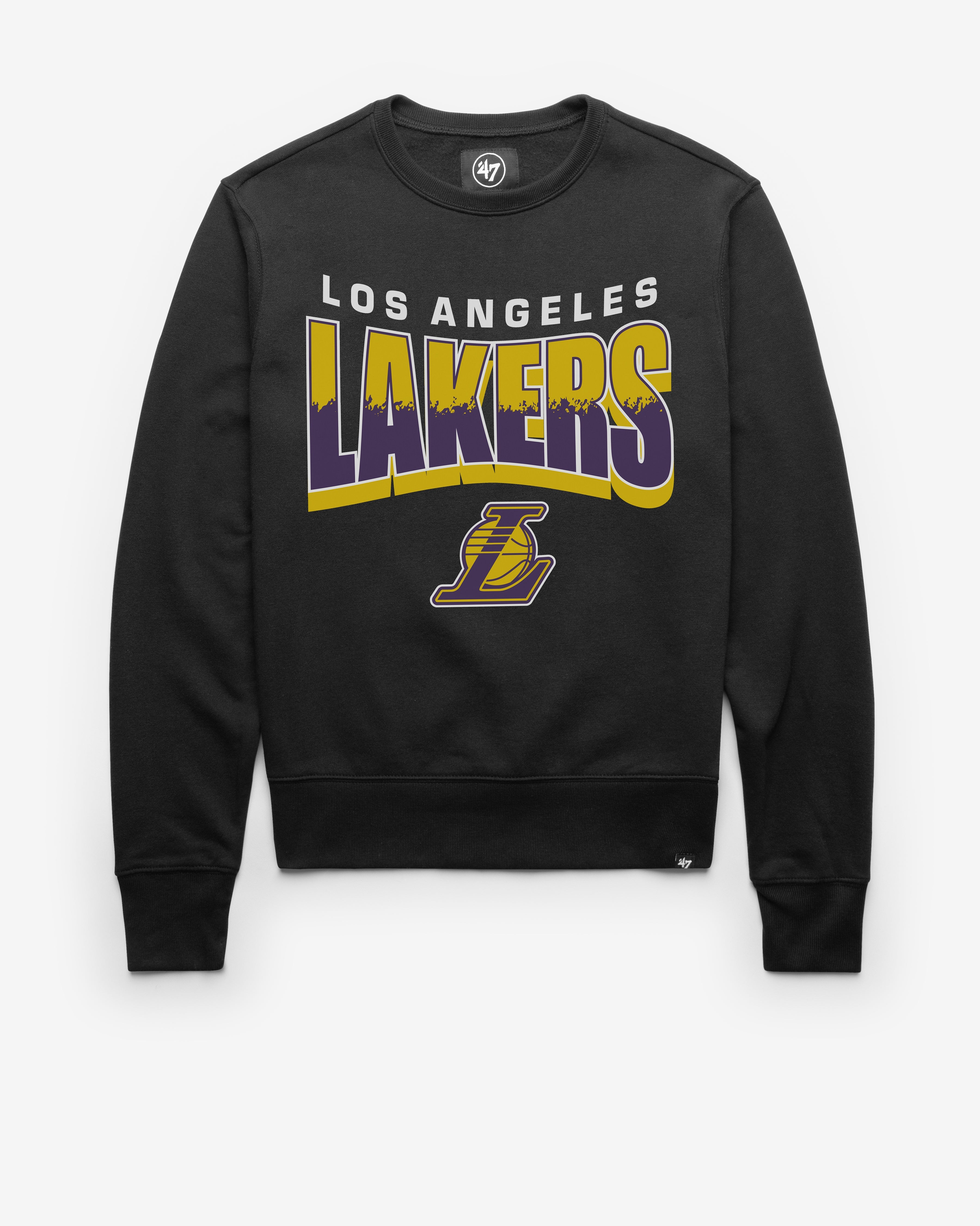 LOS ANGELES LAKERS BRUSH BY '47 HEADLINE CREW Premium Comfort Casual