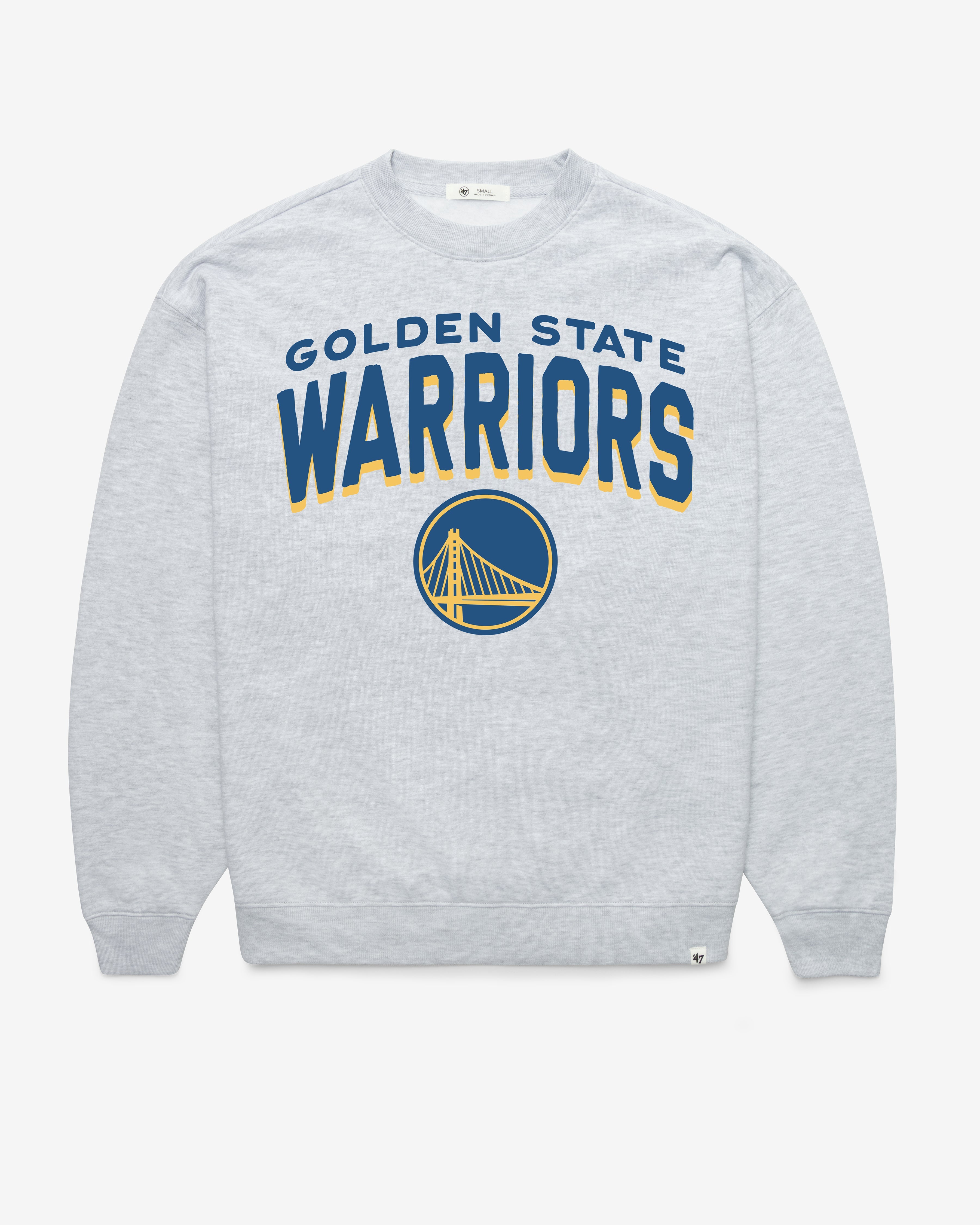 GOLDEN STATE WARRIORS CAMPUS ARCH CLOUD '47 OVERSIZED CREW WOMENS Premium Comfort Casual