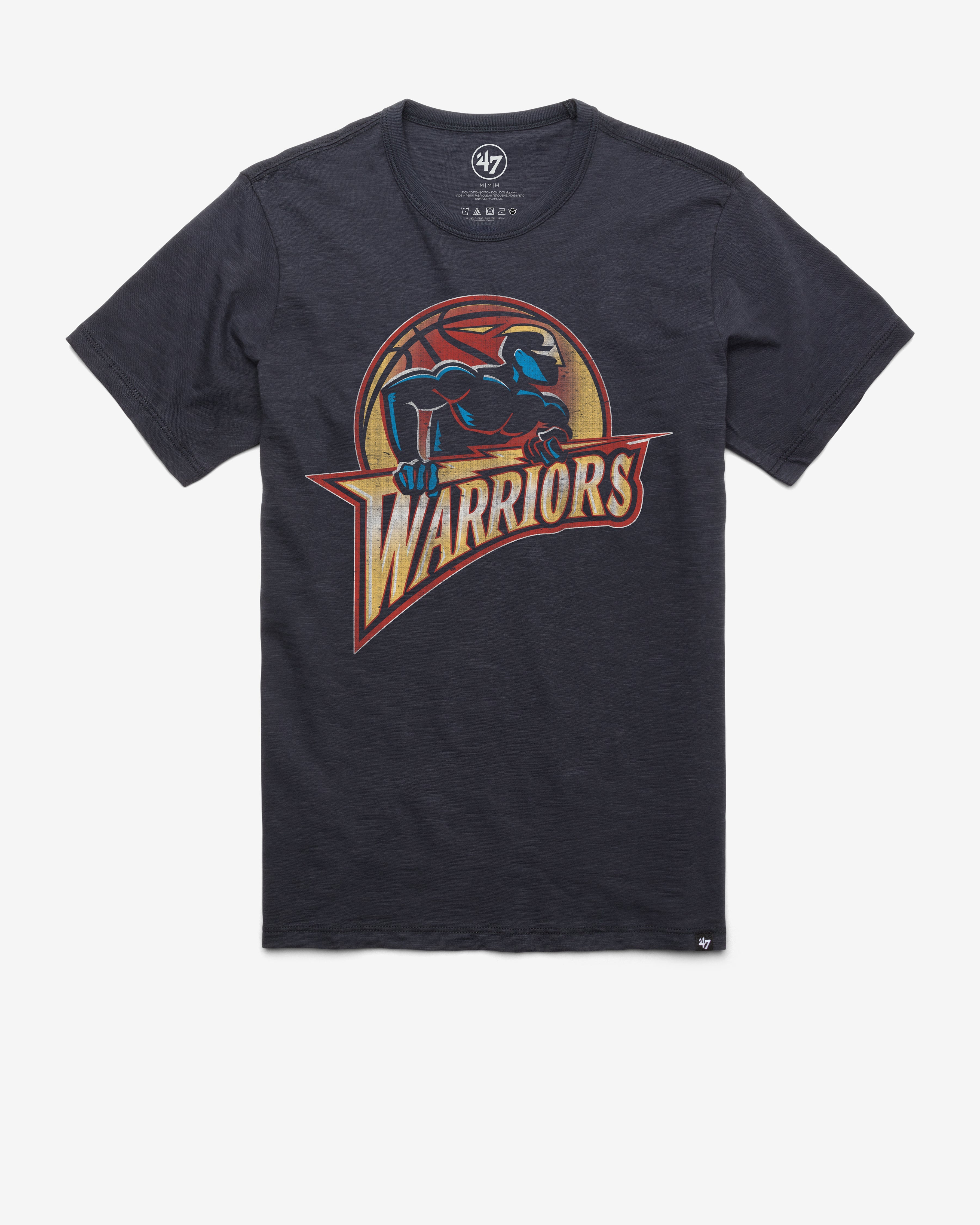 GOLDEN STATE WARRIORS HARDWOOD CLASSICS GRIT '47 SCRUM TEE Premium Comfort Casual