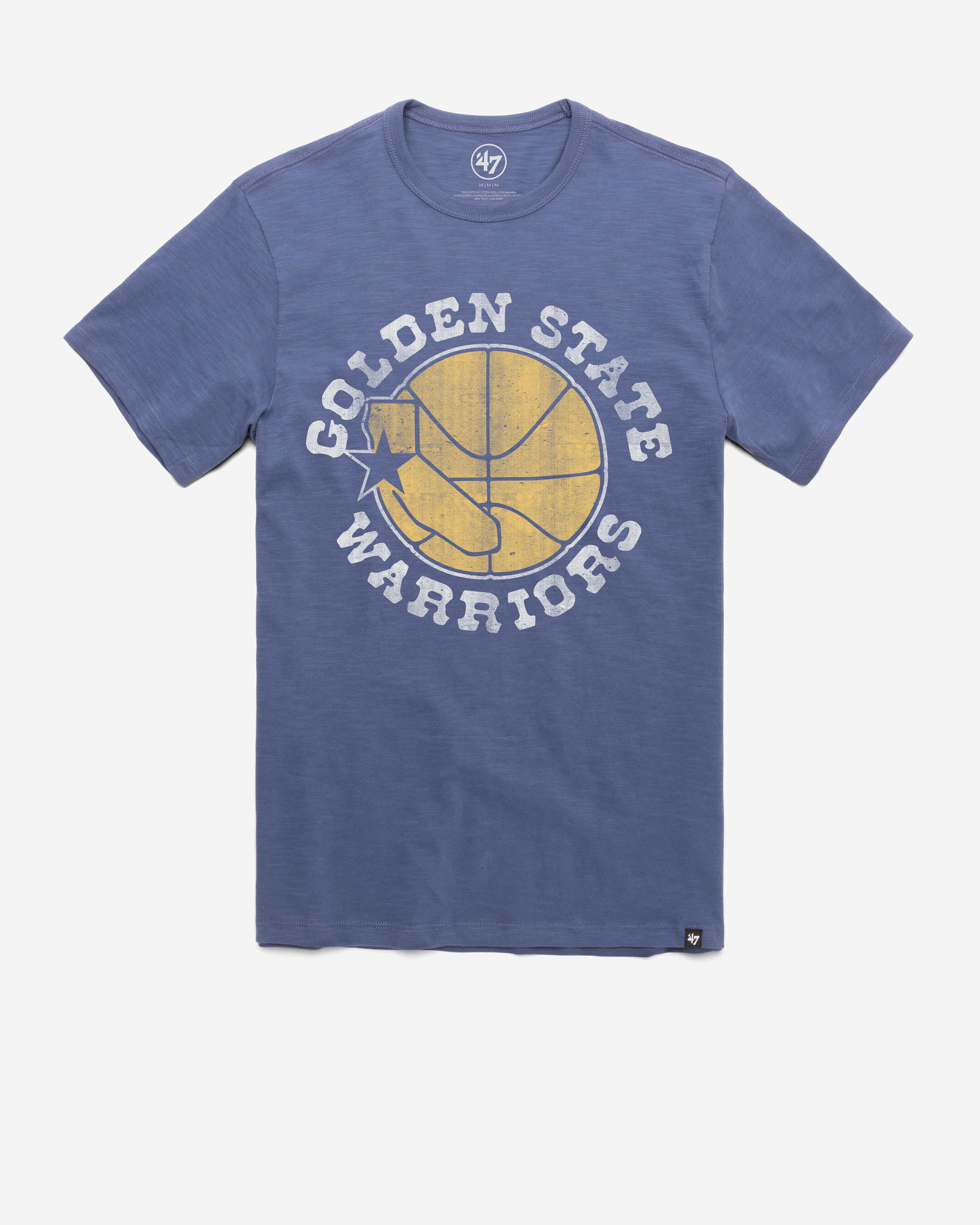 GOLDEN STATE WARRIORS HARDWOOD CLASSICS GRIT '47 SCRUM TEE Premium Comfort Casual