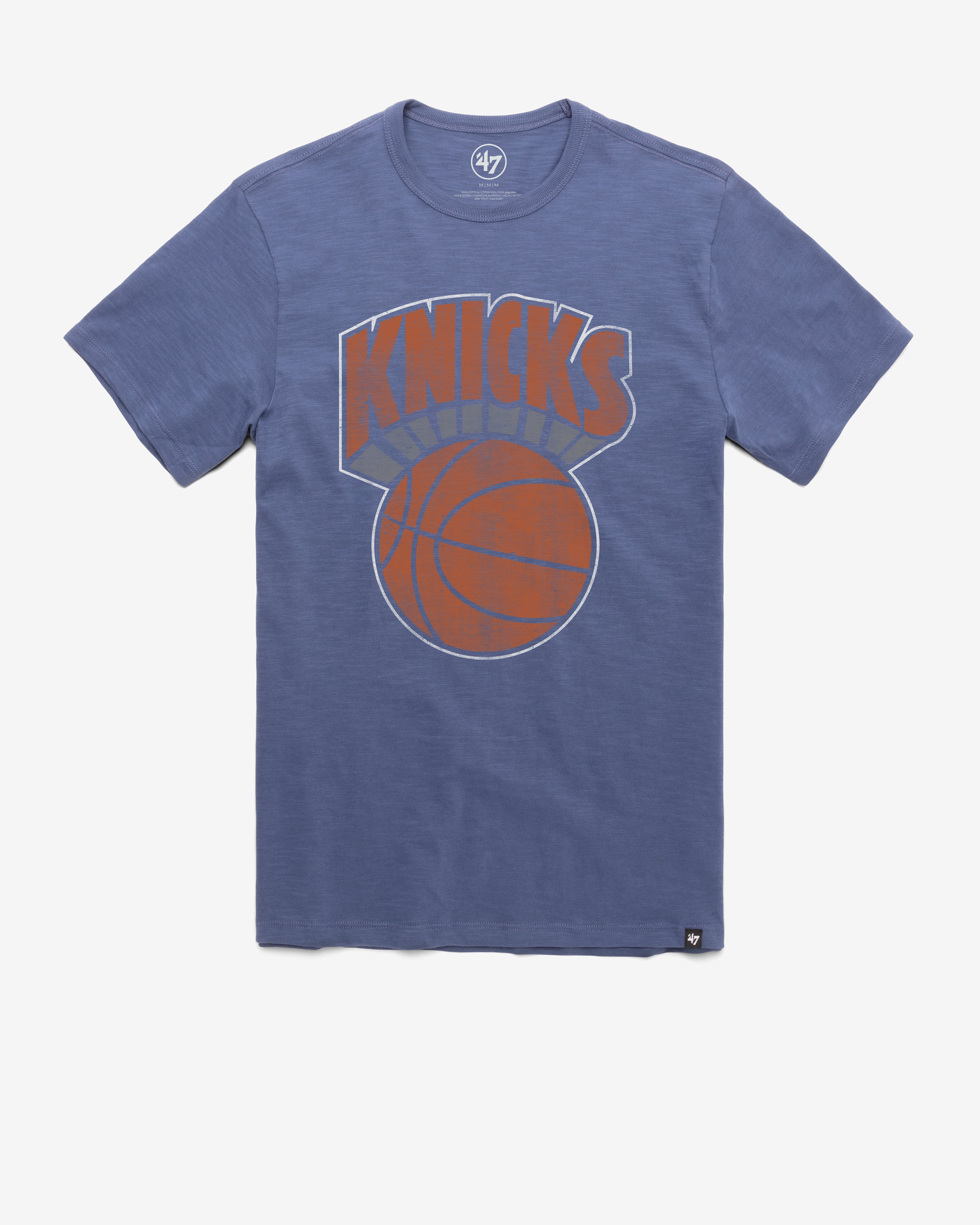 NEW YORK KNICKS HARDWOOD CLASSICS GRIT '47 SCRUM TEE Premium Comfort Casual