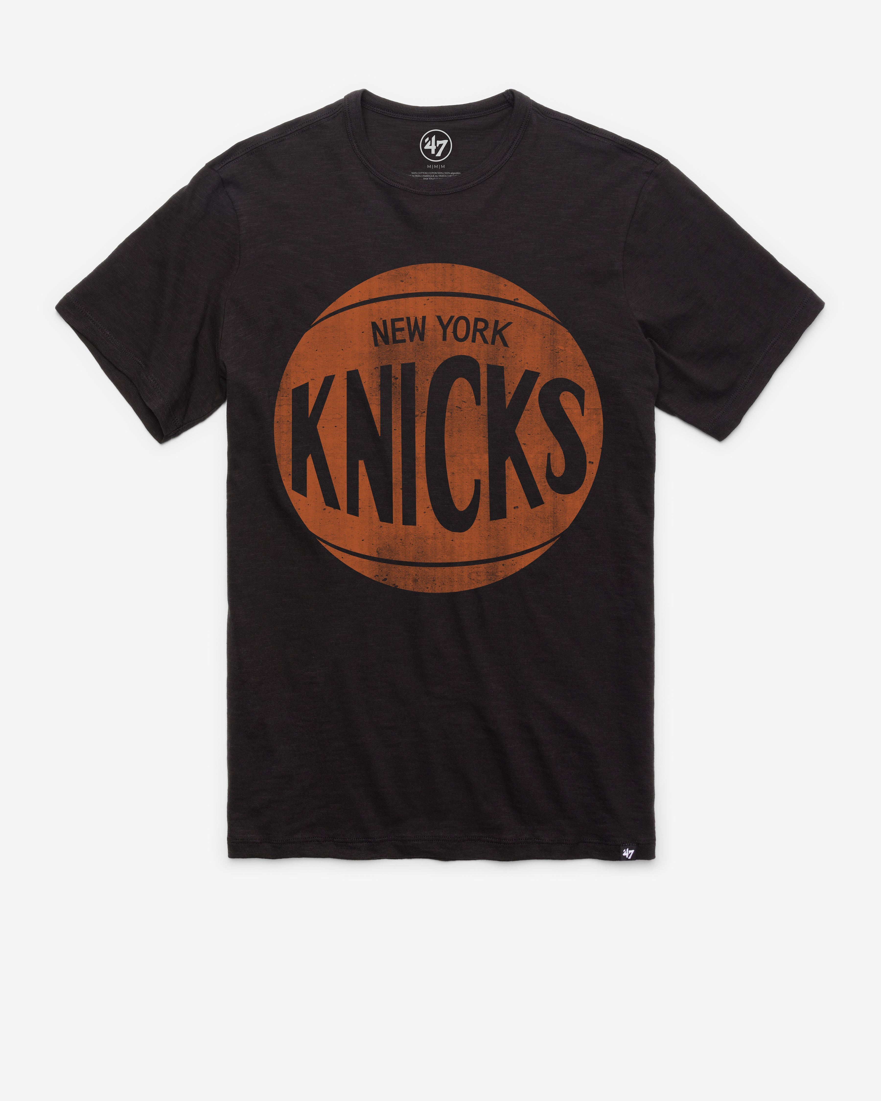 NEW YORK KNICKS HARDWOOD CLASSICS GRIT '47 SCRUM TEE Premium Comfort Casual