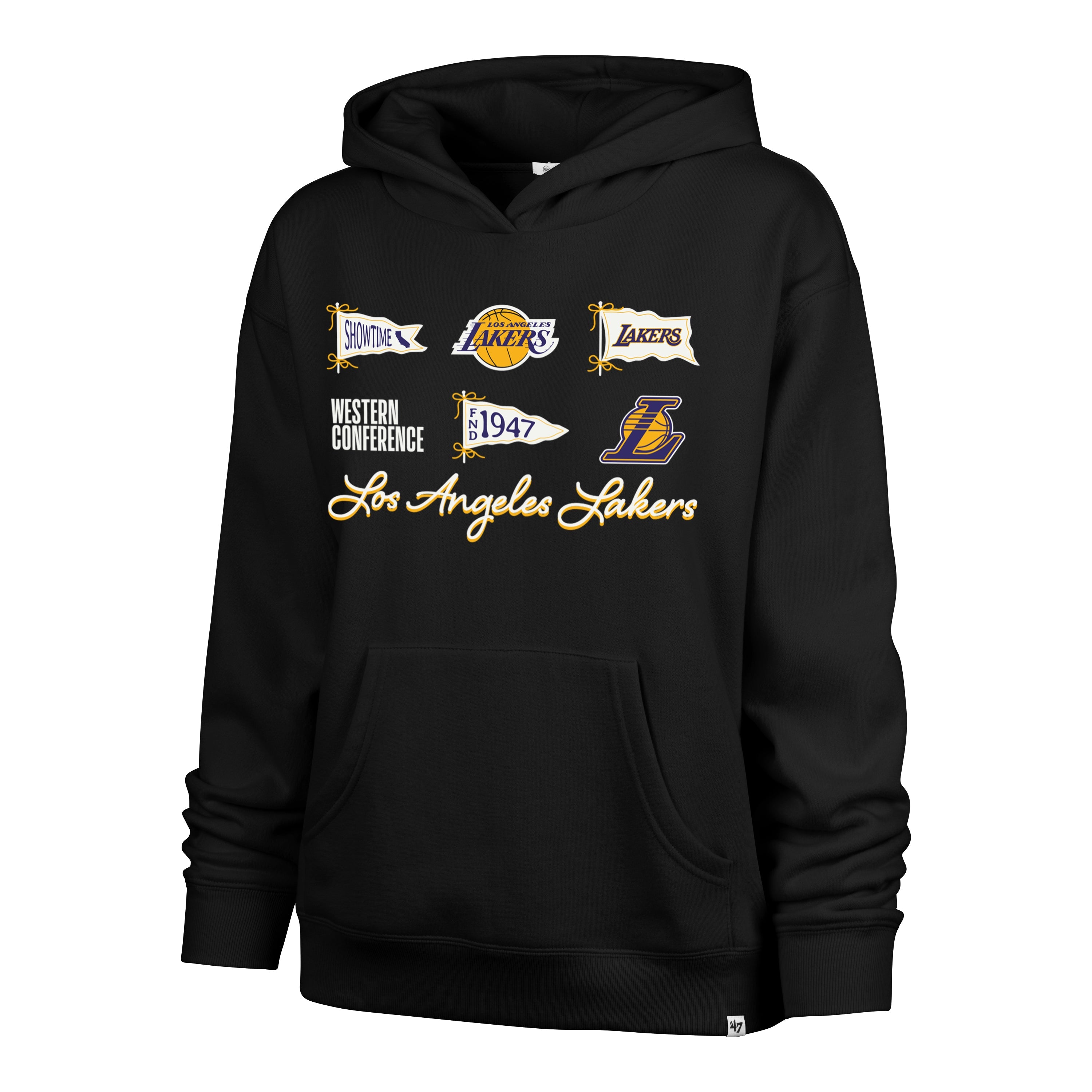 LOS ANGELES LAKERS BOW AND BANNERS '47 NAOMI HOOD WOMENS Premium Comfort Casual