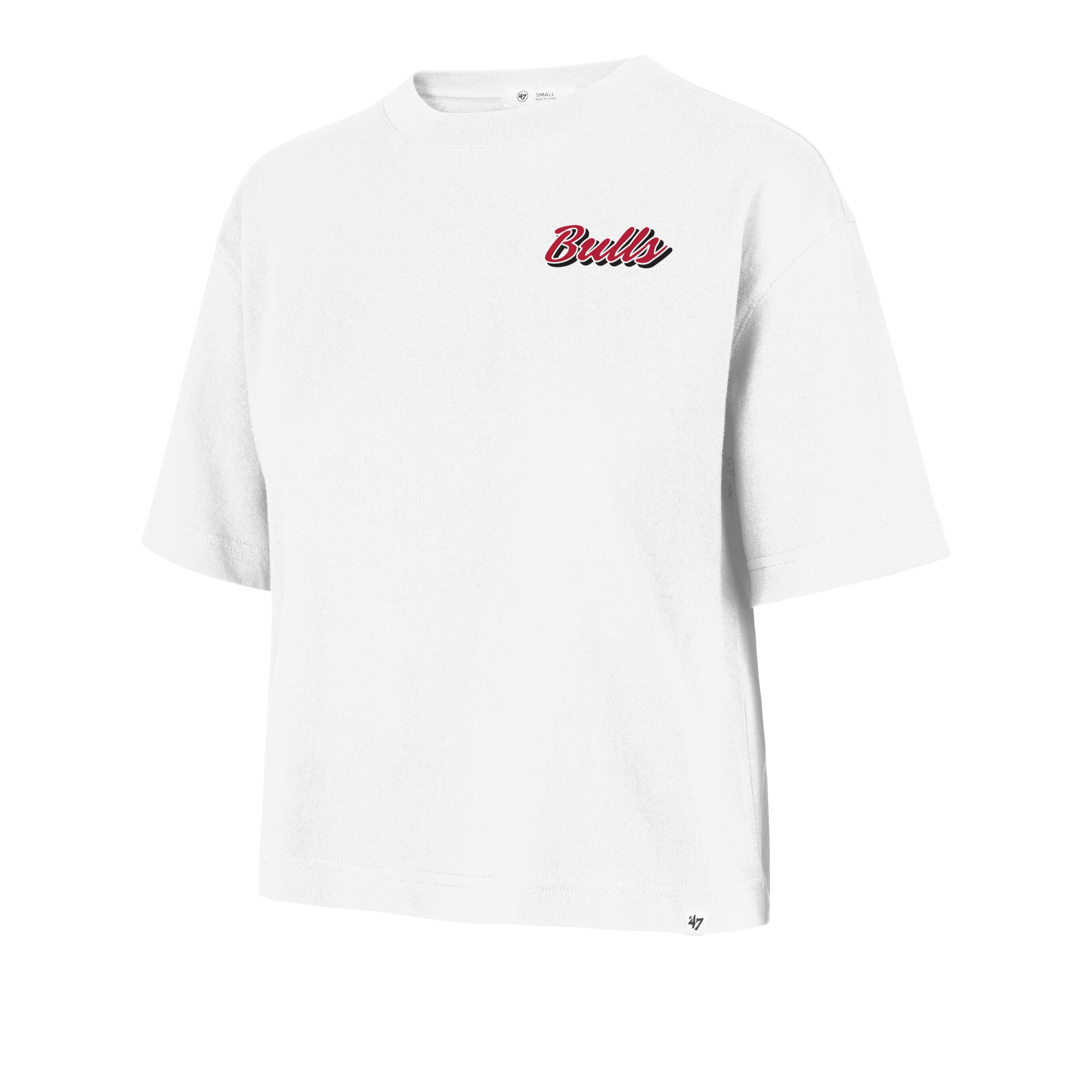 CHICAGO BULLS COLLAGE SCRIPT '47 REED CITY TEE WOMENS Premium Comfort Casual