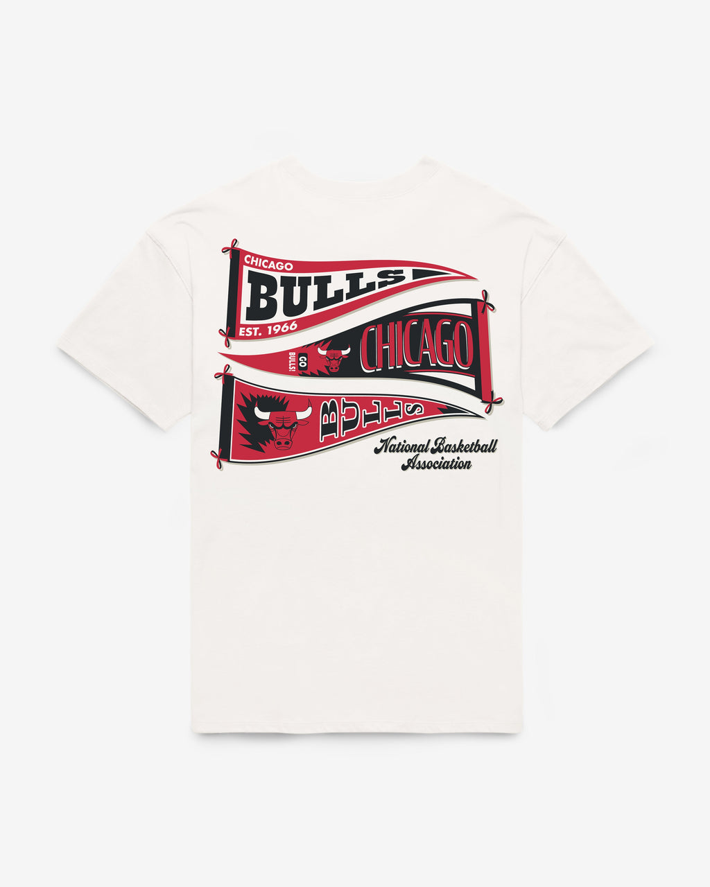 CHICAGO BULLS BOW AND BANNER BACKER '47 SADIE TEE WOMENS Premium Comfort Casual