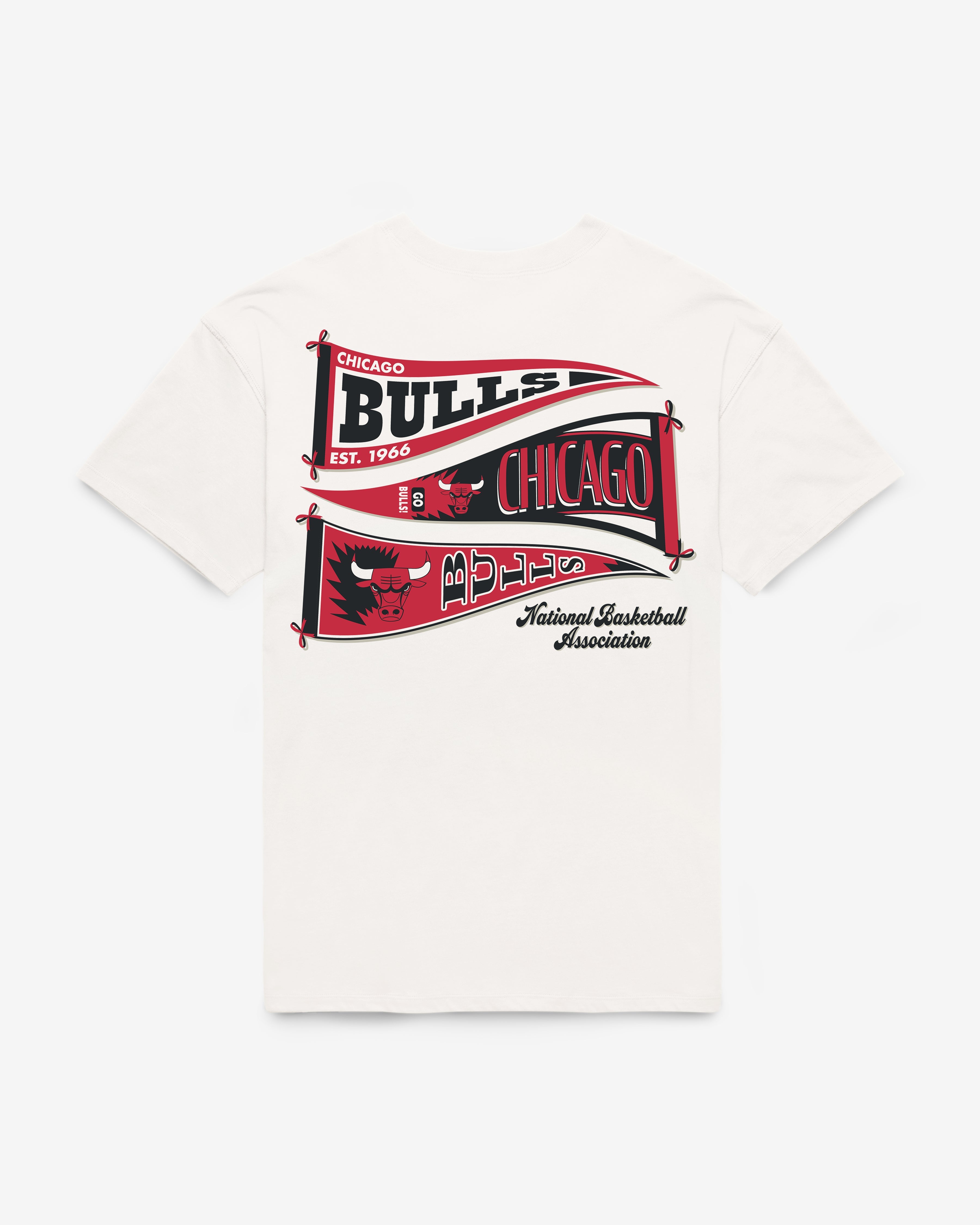 CHICAGO BULLS BOW AND BANNER BACKER '47 SADIE TEE WOMENS Premium Comfort Casual