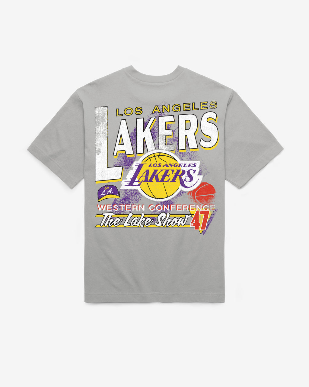 LOS ANGELES LAKERS UNDER BAR '47 FOUNDATION TEE Premium Comfort Casual
