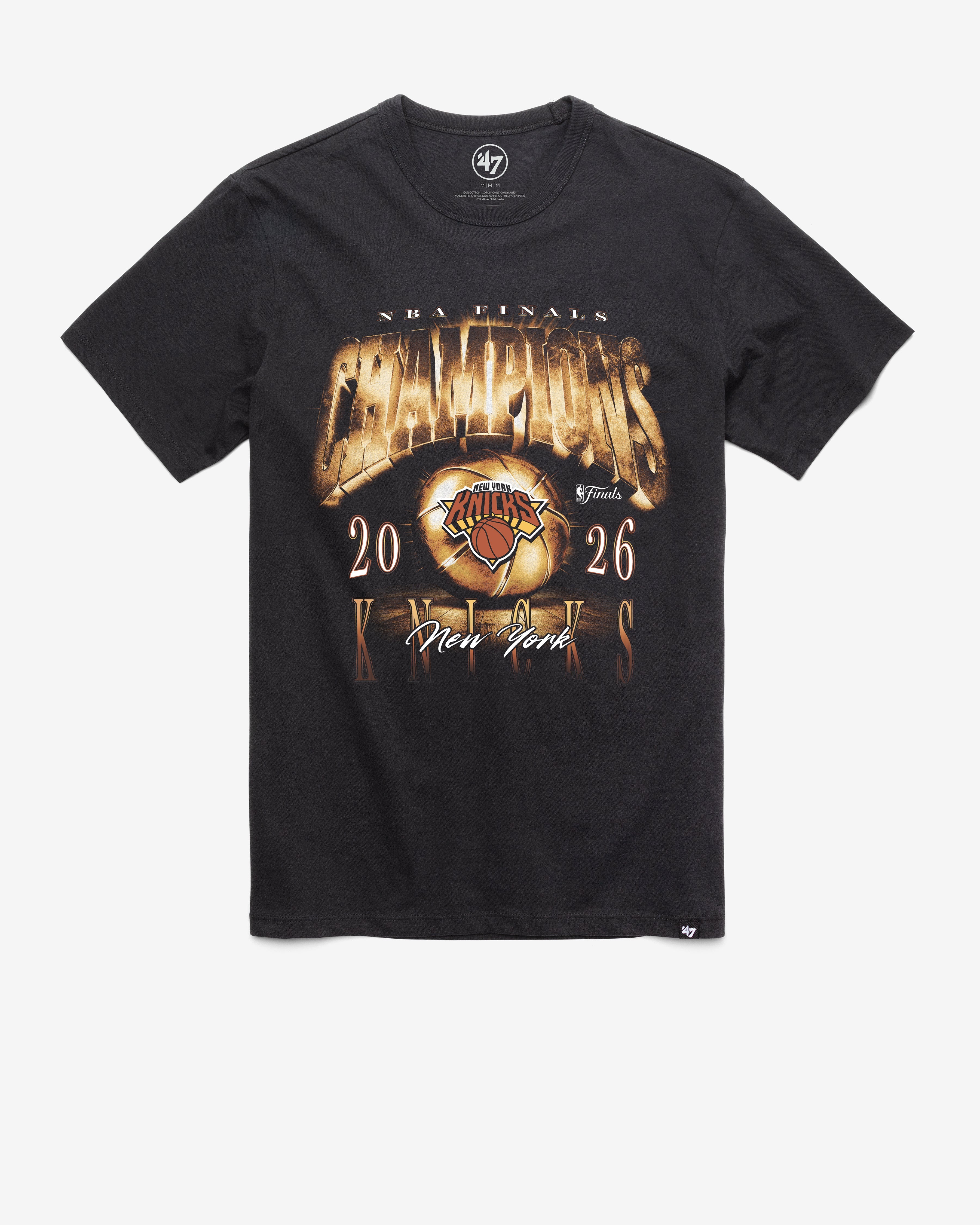 NEW YORK KNICKS 2026 NBA CHAMPIONS '47 FRANKLIN TEE Premium Comfort Casual