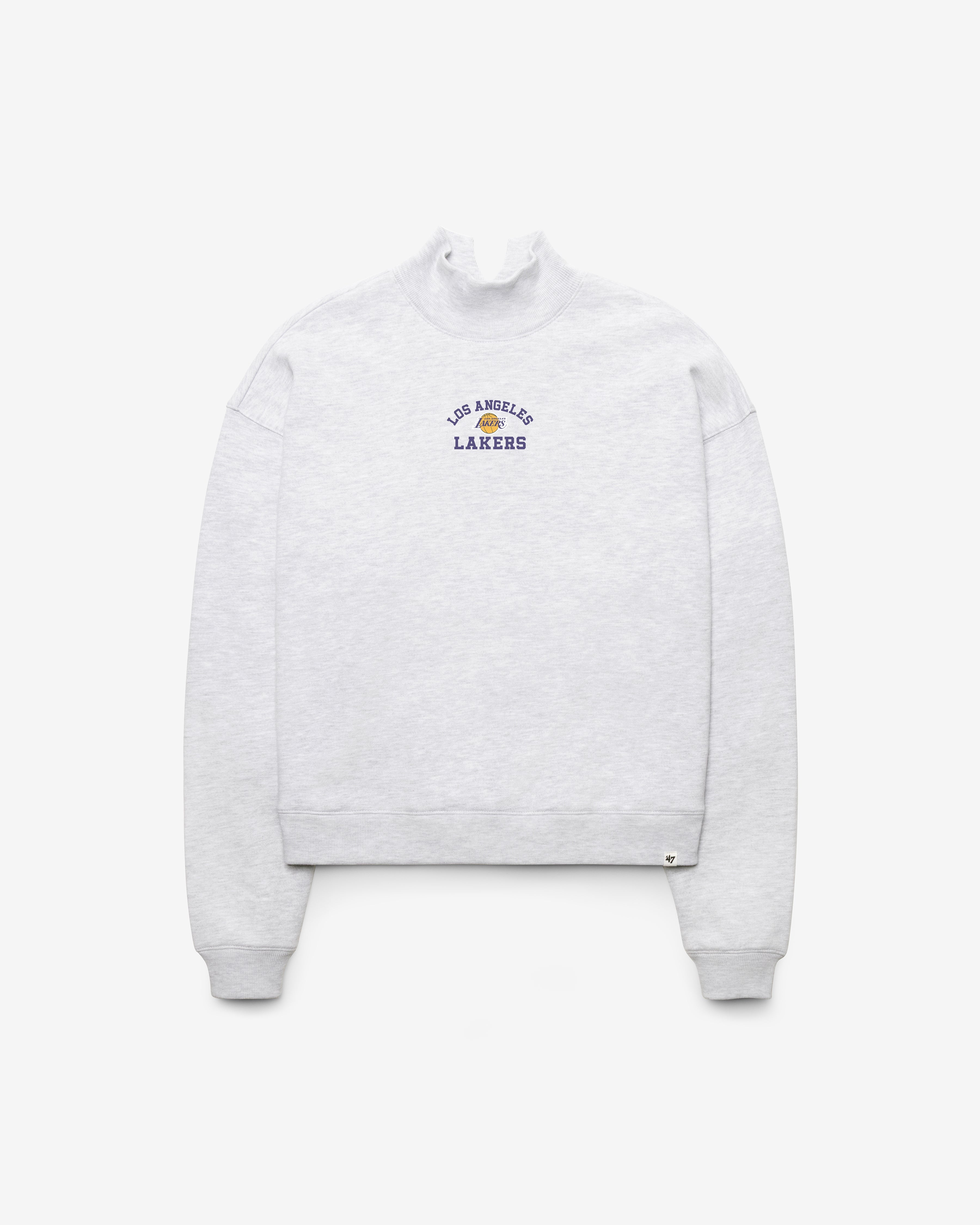 LOS ANGELES LAKERS SPIRITED '47 WOMEN'S MOCK NECK PULLOVER Premium Comfort Casual