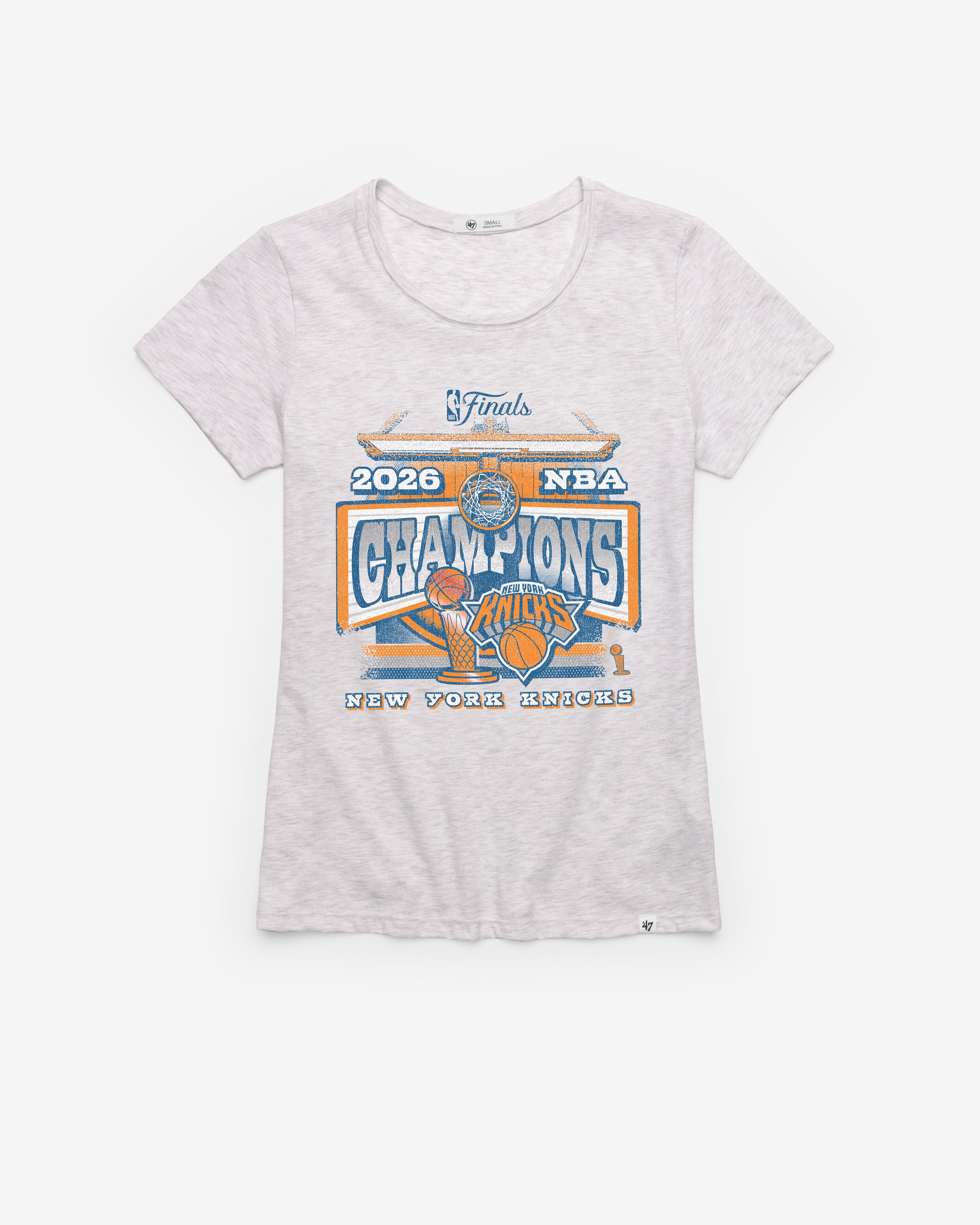 NEW YORK KNICKS 2026 NBA CHAMPIONS '47 WOMEN'S FRANKIE TEE Premium Comfort Casual