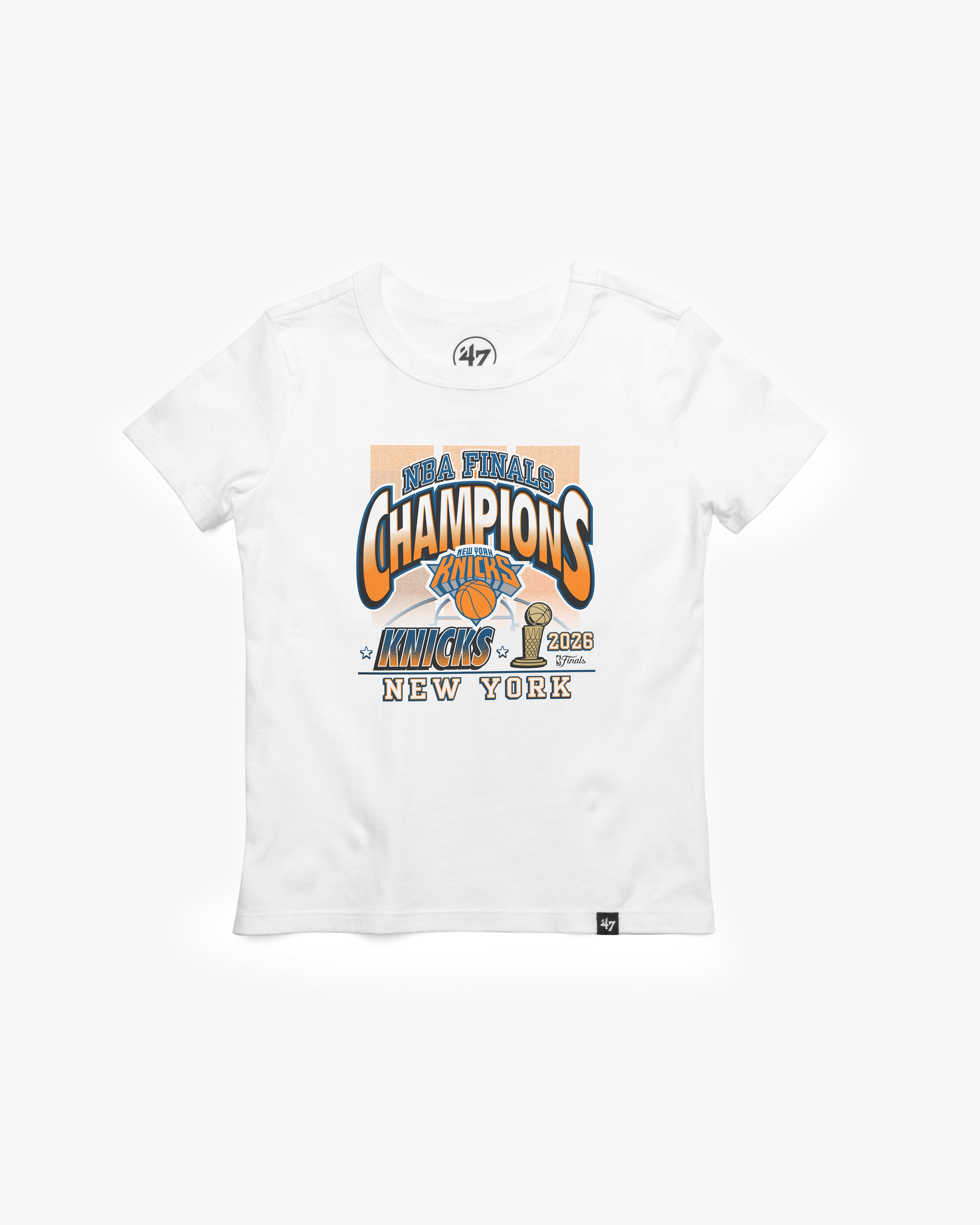 NEW YORK KNICKS 2026 NBA CHAMPIONS IMPRINT KID'S '47 FRANKLIN TEE Premium Comfort Casual