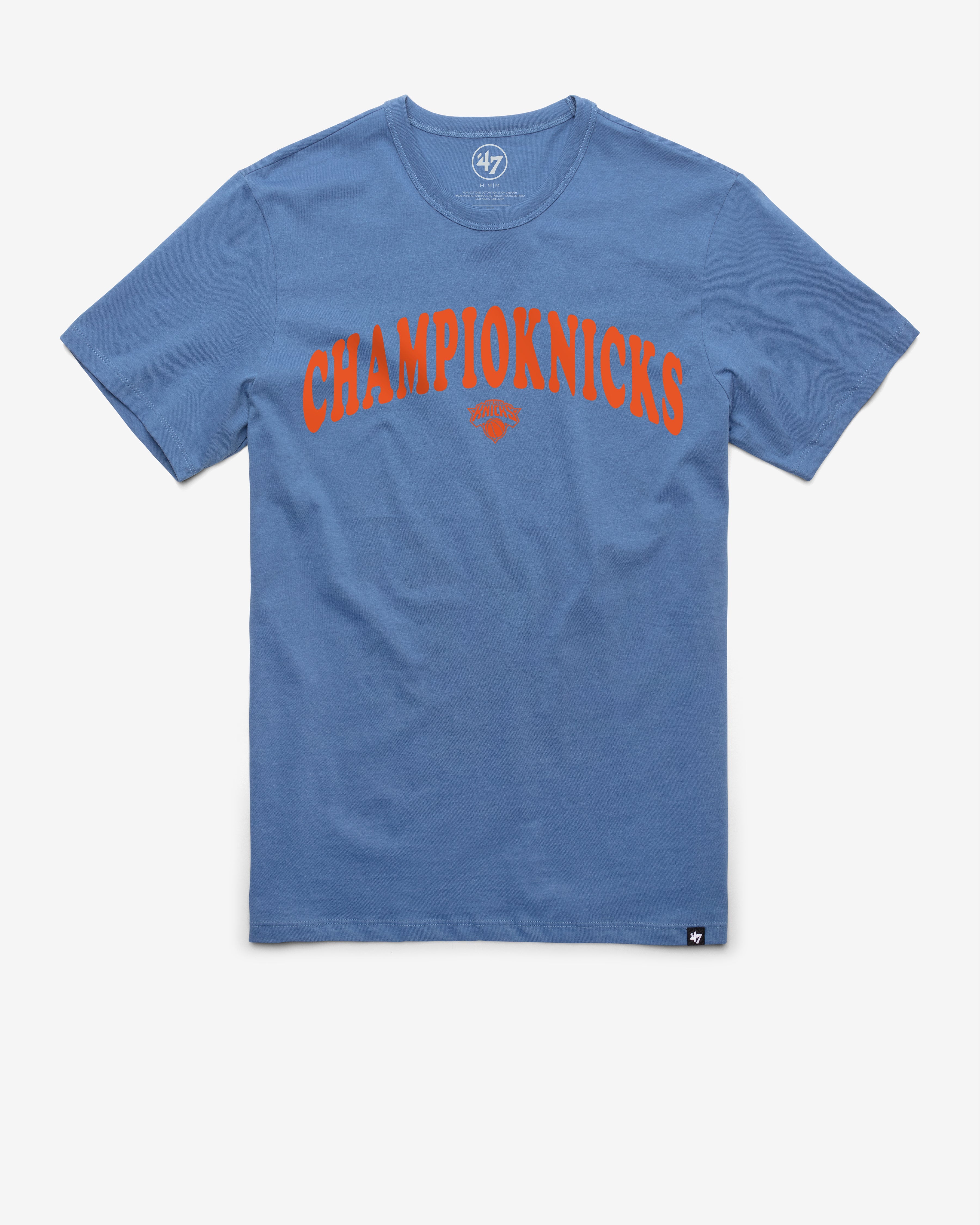 NEW YORK KNICKS 2026 NBA CHAMPIONS '47 FRANKLIN TEE Premium Comfort Casual