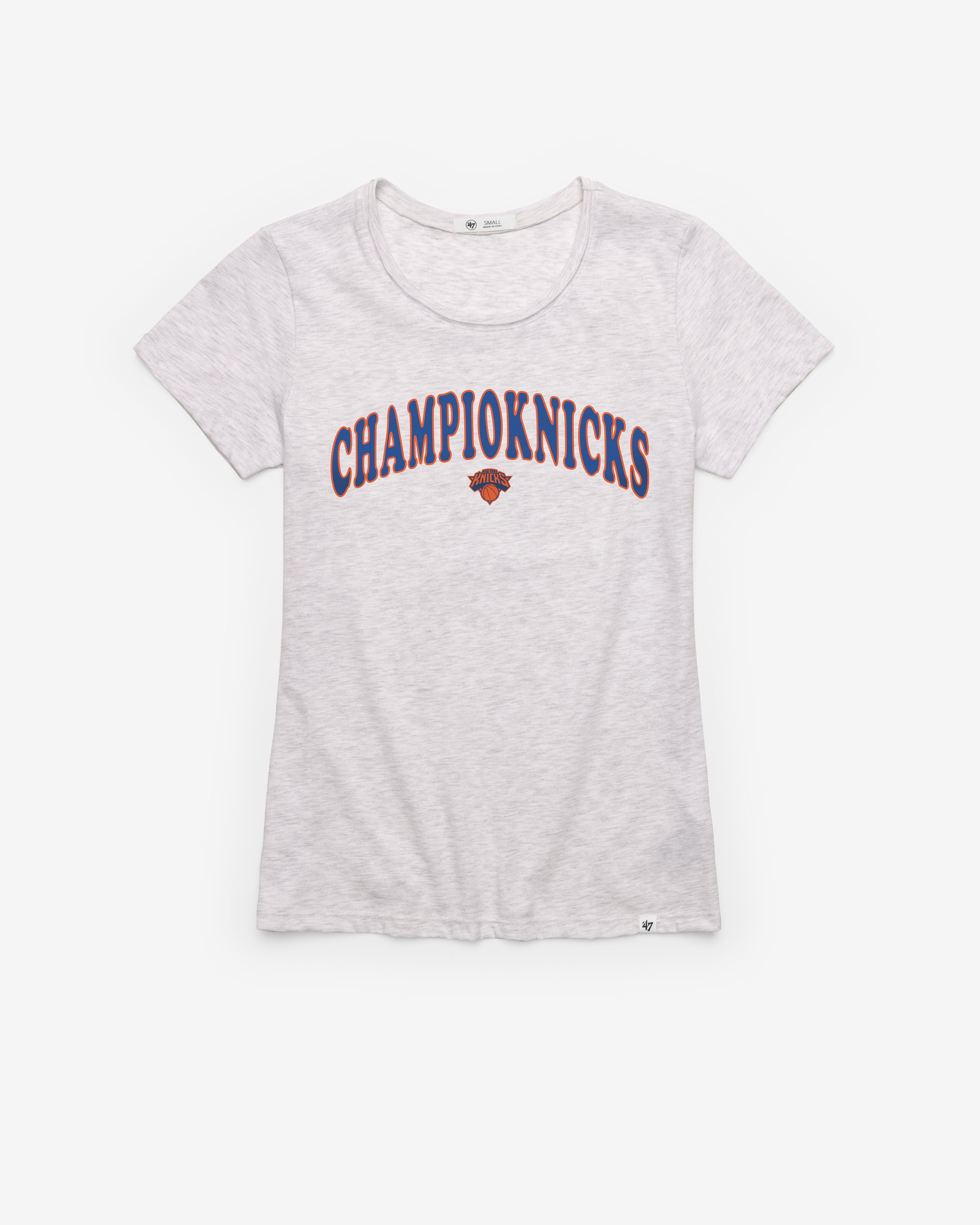 NEW YORK KNICKS 2026 NBA CHAMPIONS '47 WOMEN'S FRANKIE TEE Premium Comfort Casual