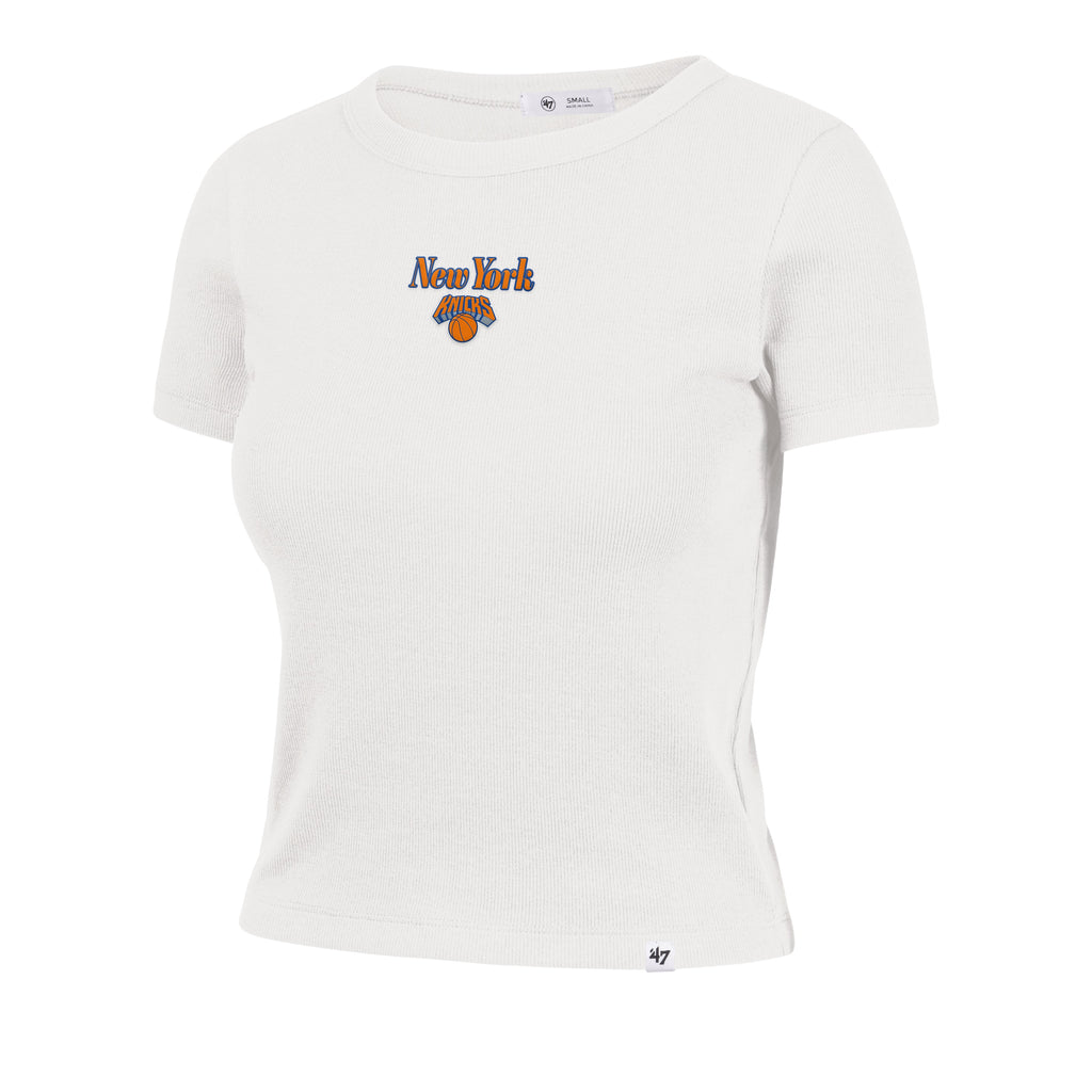 NEW YORK KNICKS STRAIGHT CUT '47 WOMEN'S BABY RIB TEE Premium Comfort Casual