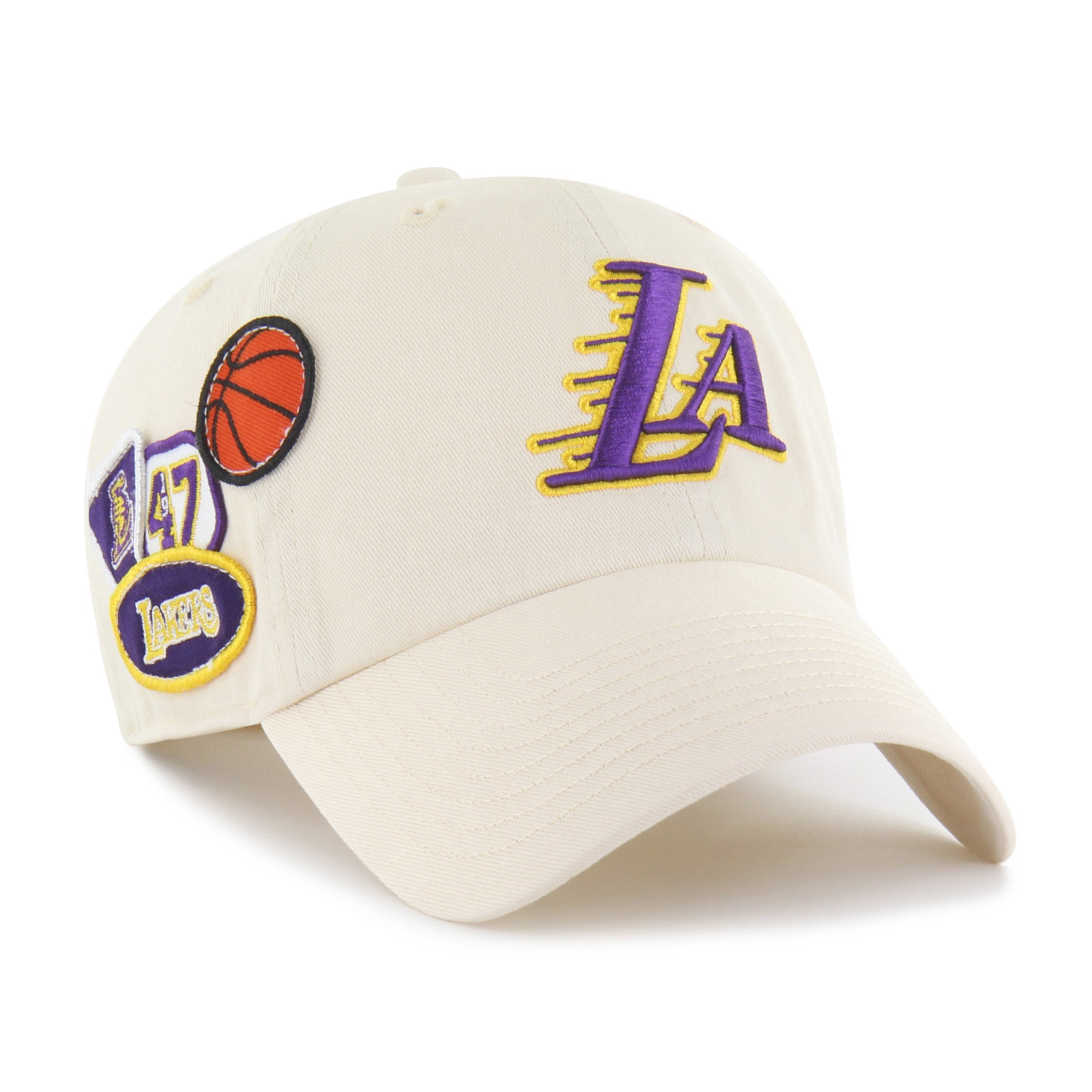 LOS ANGELES LAKERS BADGES '47 CLEAN UP Premium Comfort Casual