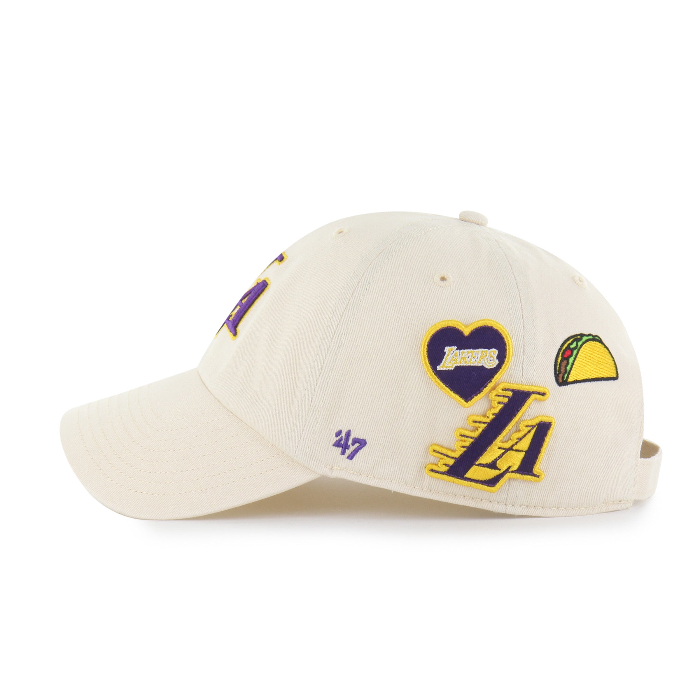 LOS ANGELES LAKERS BADGES '47 CLEAN UP Premium Comfort Casual