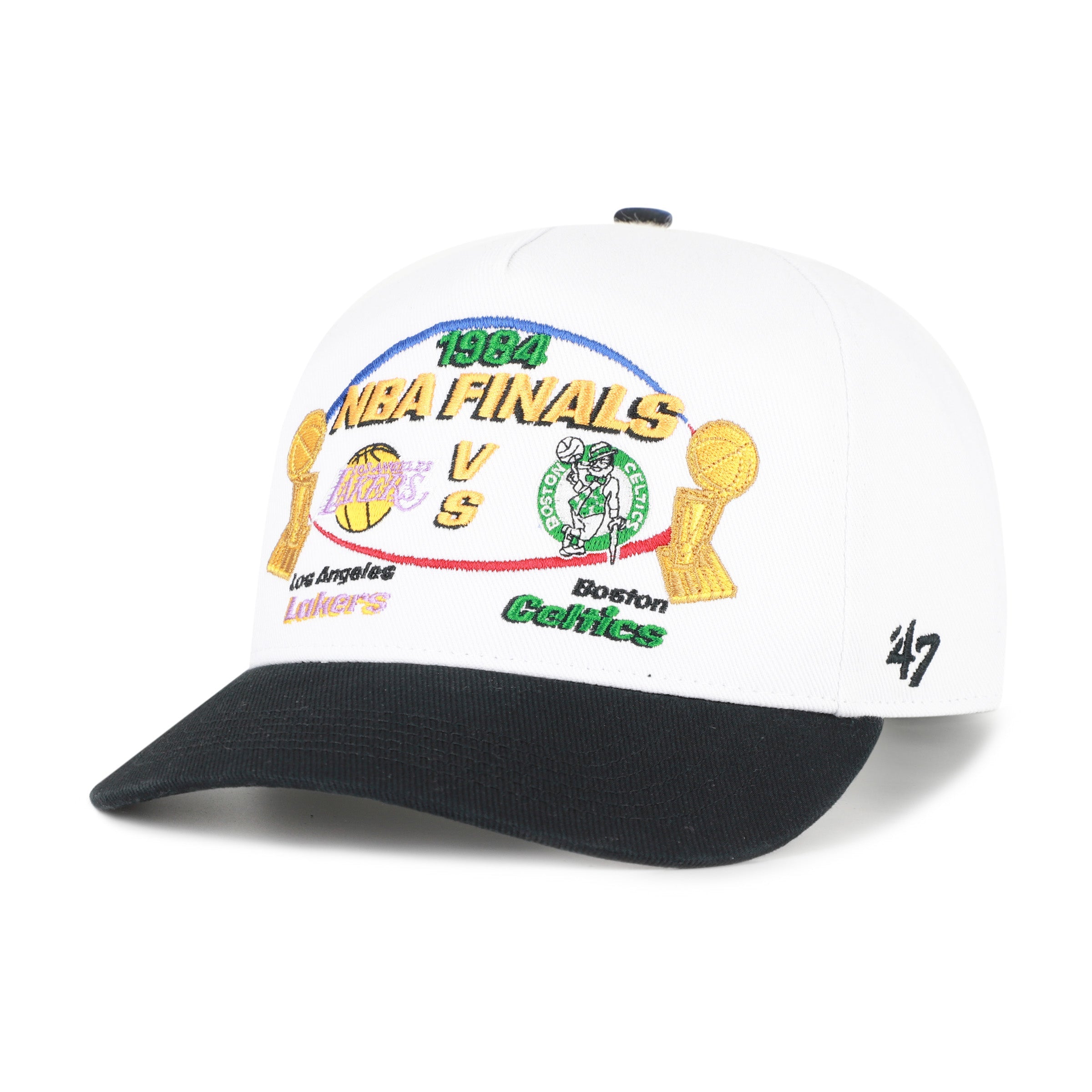 LOS ANGELES LAKERS VS. BOSTON CELTICS 1984 NBA FINALS DUELING '47 HITCH Premium Comfort Casual