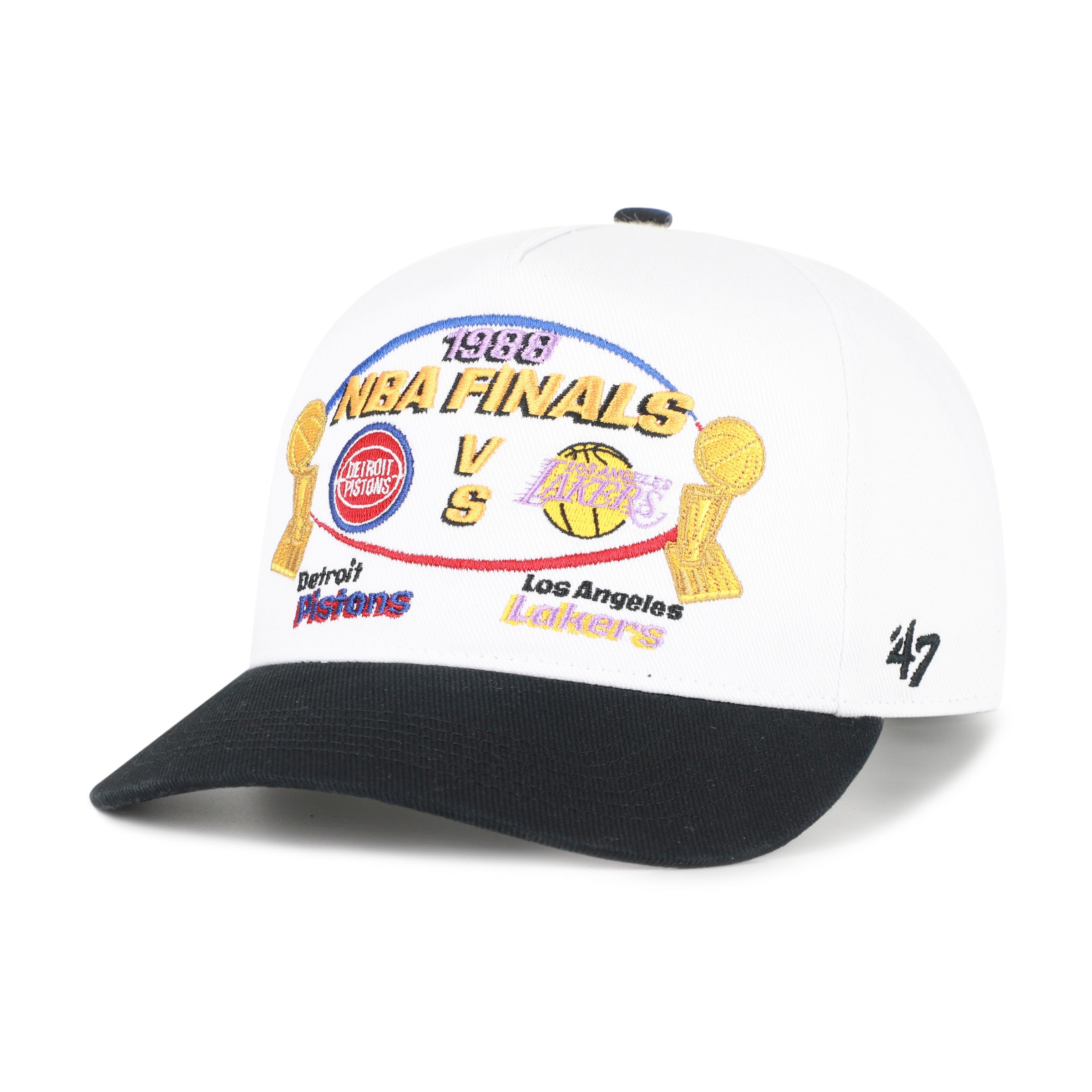 DETROIT PISTONS VS. LOS ANGELES LAKERS NBA FINALS DUELING '47 HITCH Premium Comfort Casual