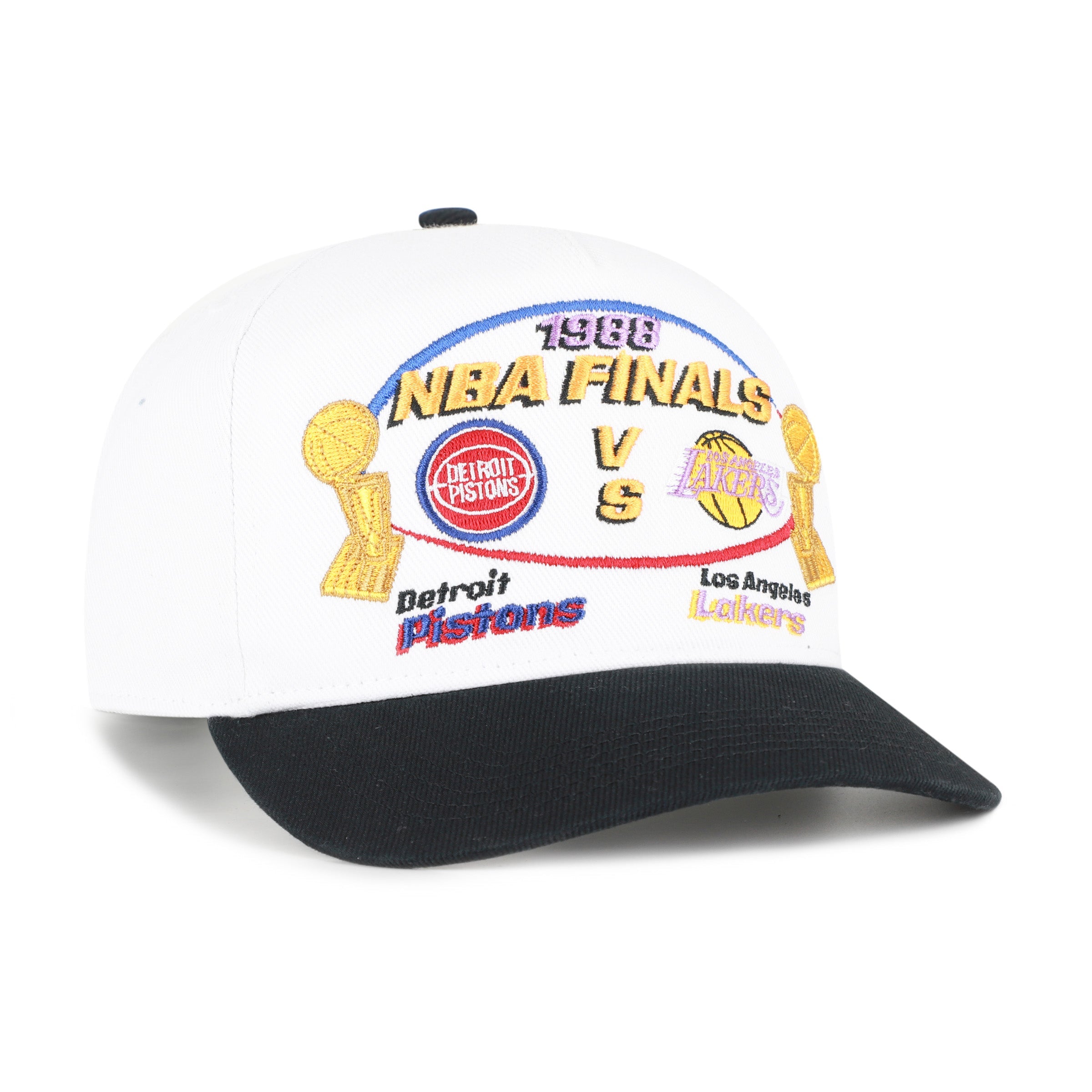 DETROIT PISTONS VS. LOS ANGELES LAKERS NBA FINALS DUELING '47 HITCH Premium Comfort Casual