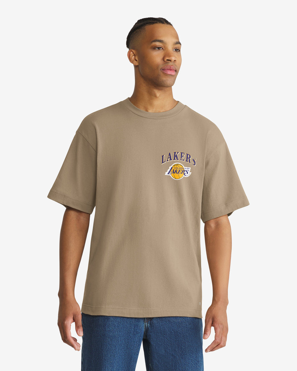 LOS ANGELES LAKERS BACKER '47 FOUNDATION TEE Premium Comfort Casual