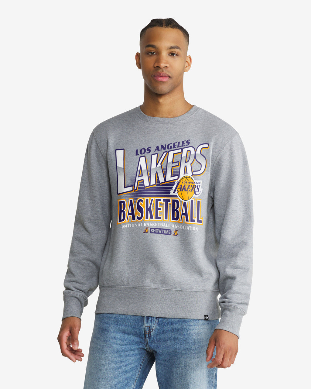 LOS ANGELES LAKERS '47 HEADLINE CREW Premium Comfort Casual