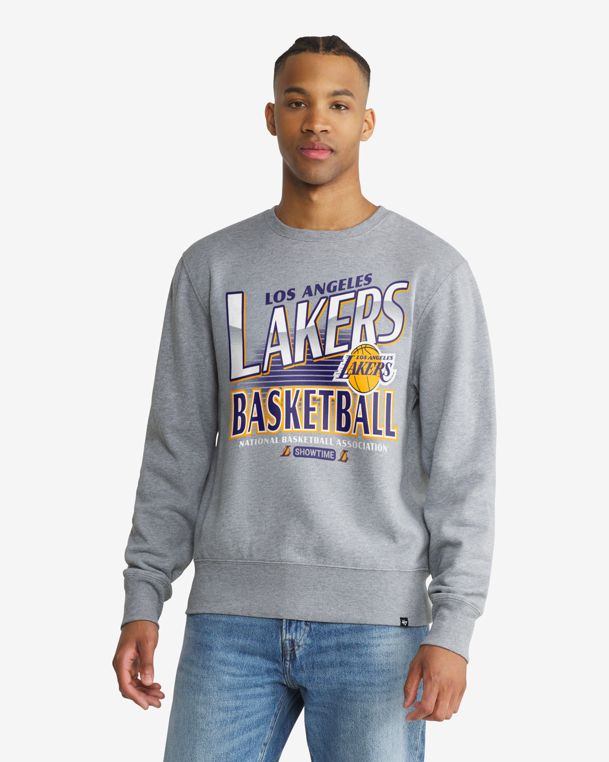 LOS ANGELES LAKERS '47 HEADLINE CREW Premium Comfort Casual