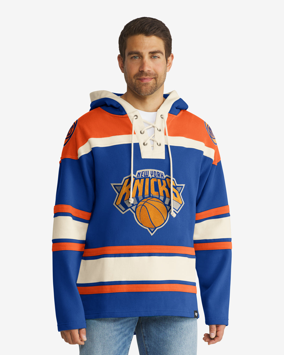 NEW YORK KNICKS SUPERIOR '47 LACER HOOD Premium Comfort Casual